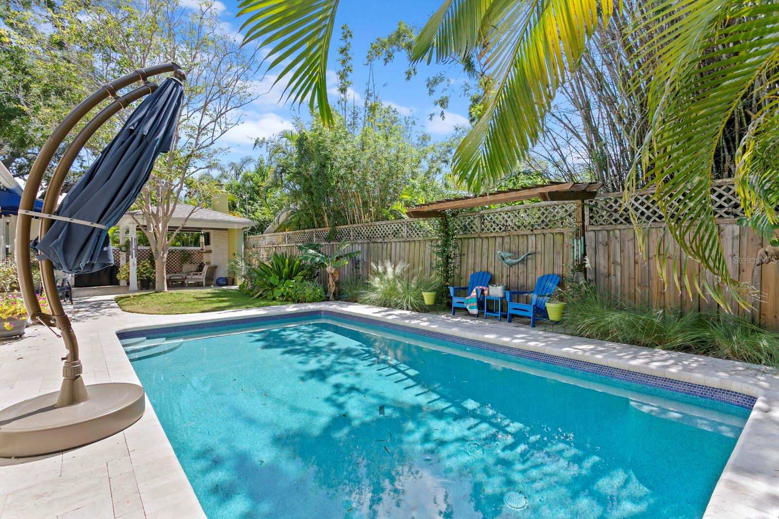 14 x 25 saltwater pool.