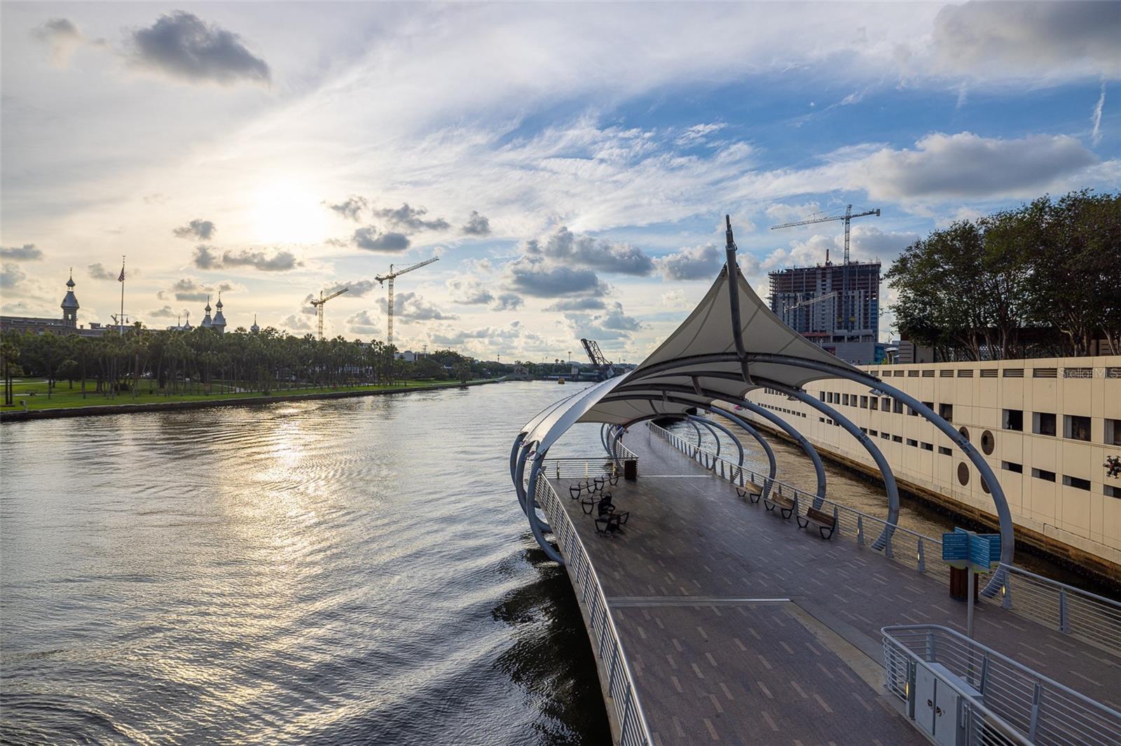 River walk.