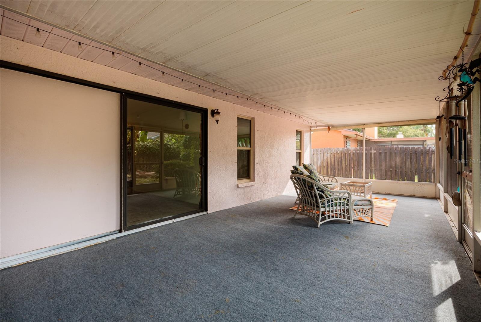 Back screened porch