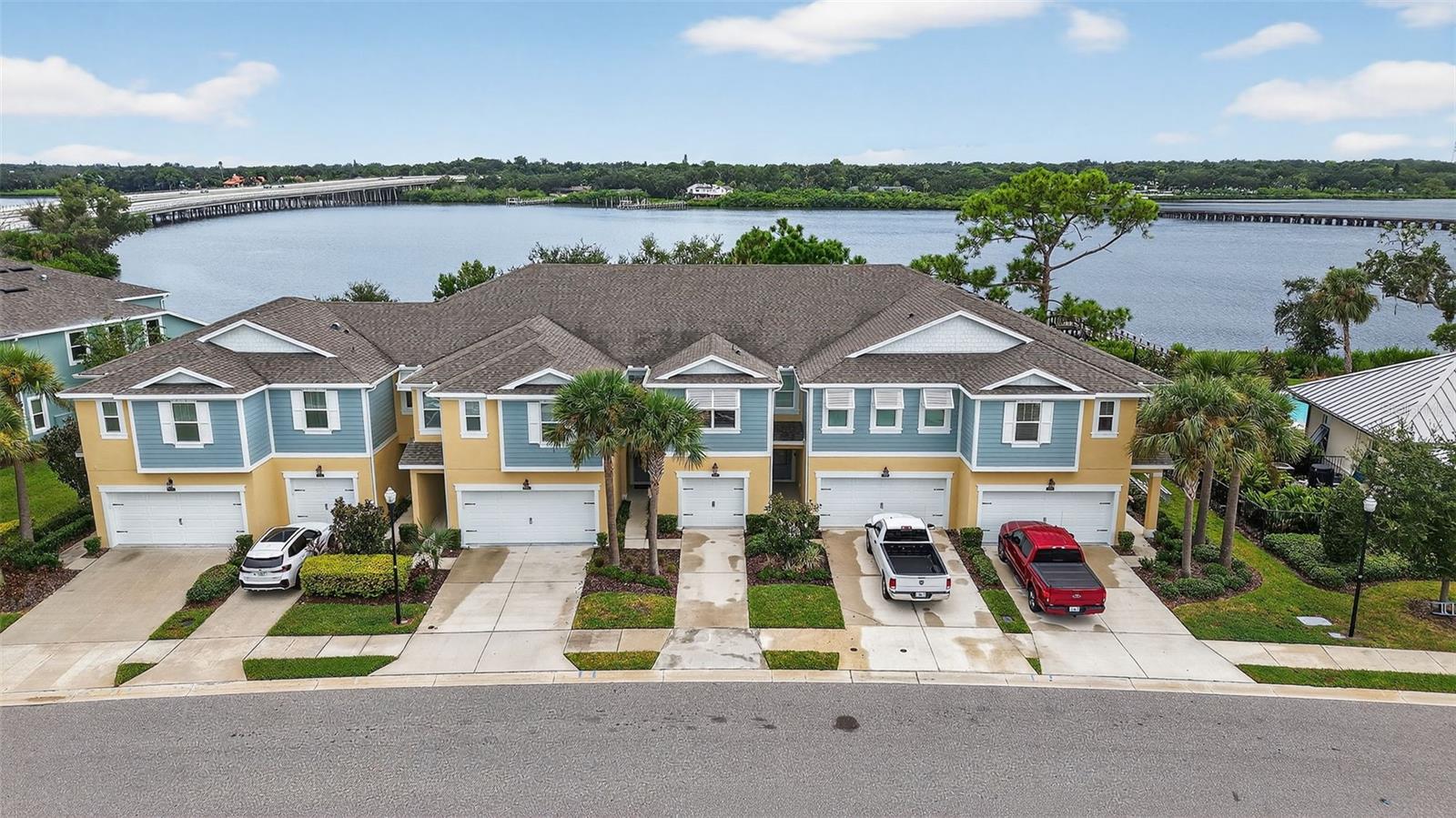 Front of Home with waterviews
