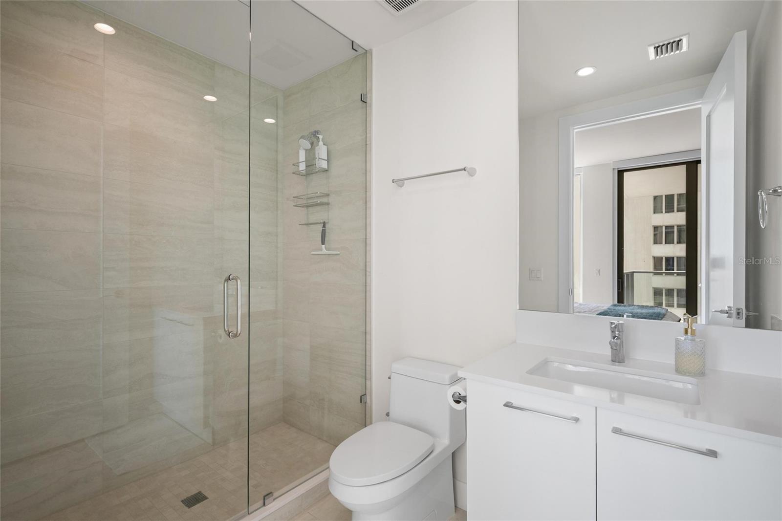 on suite guest bathroom
