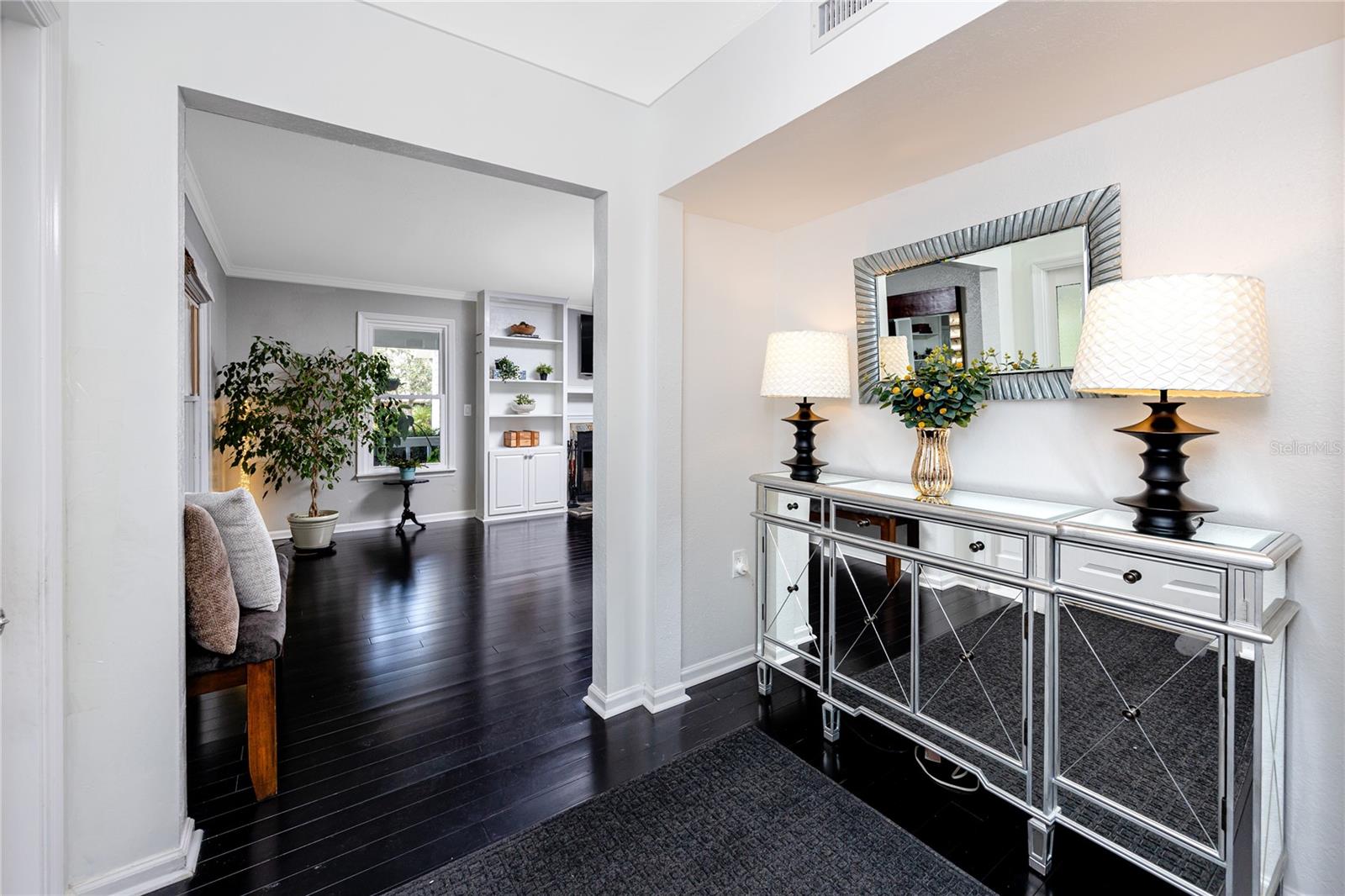 Welcoming foyer entryway.