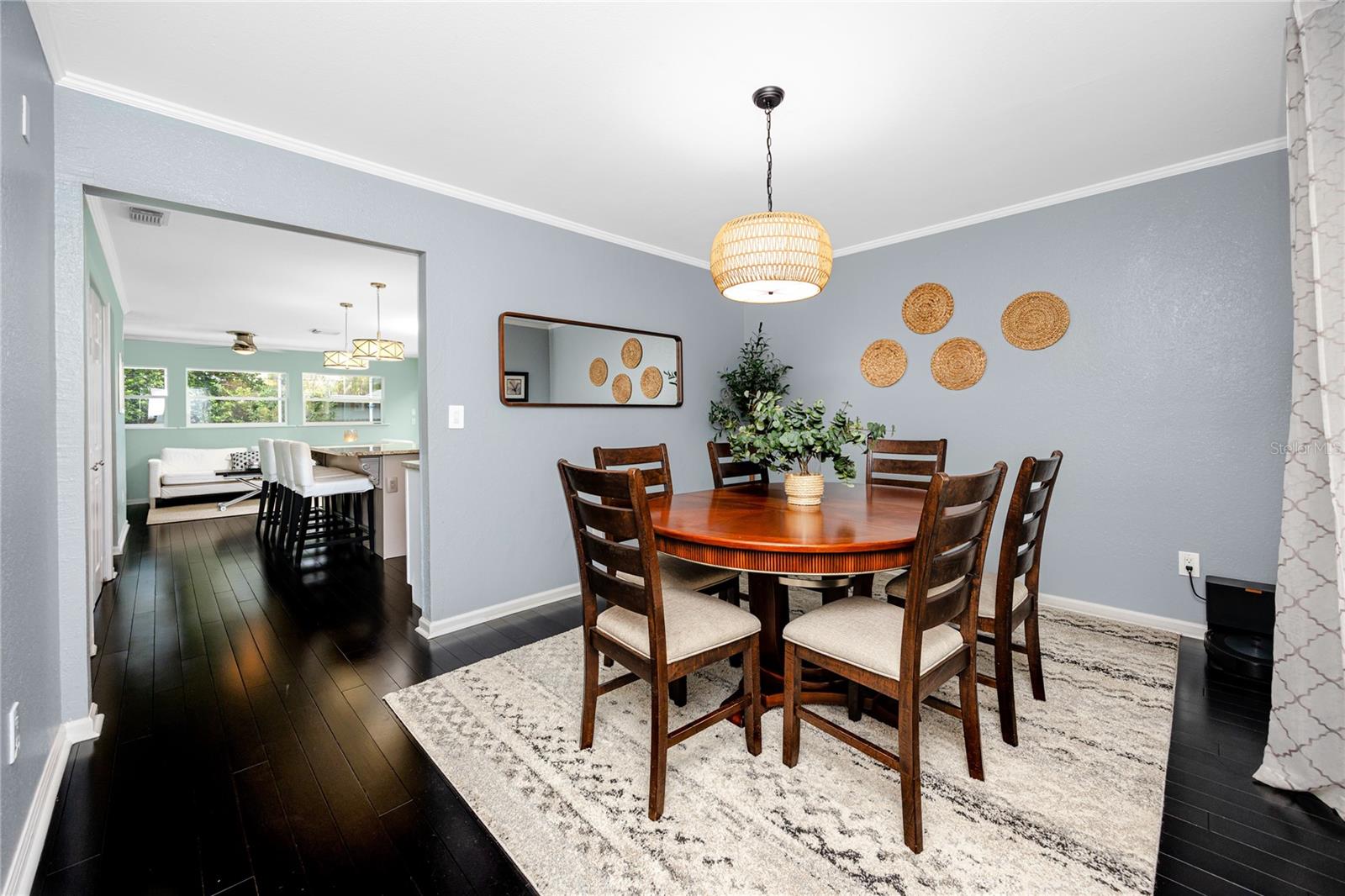 Dedicated dining room, or convert it to a flex space.