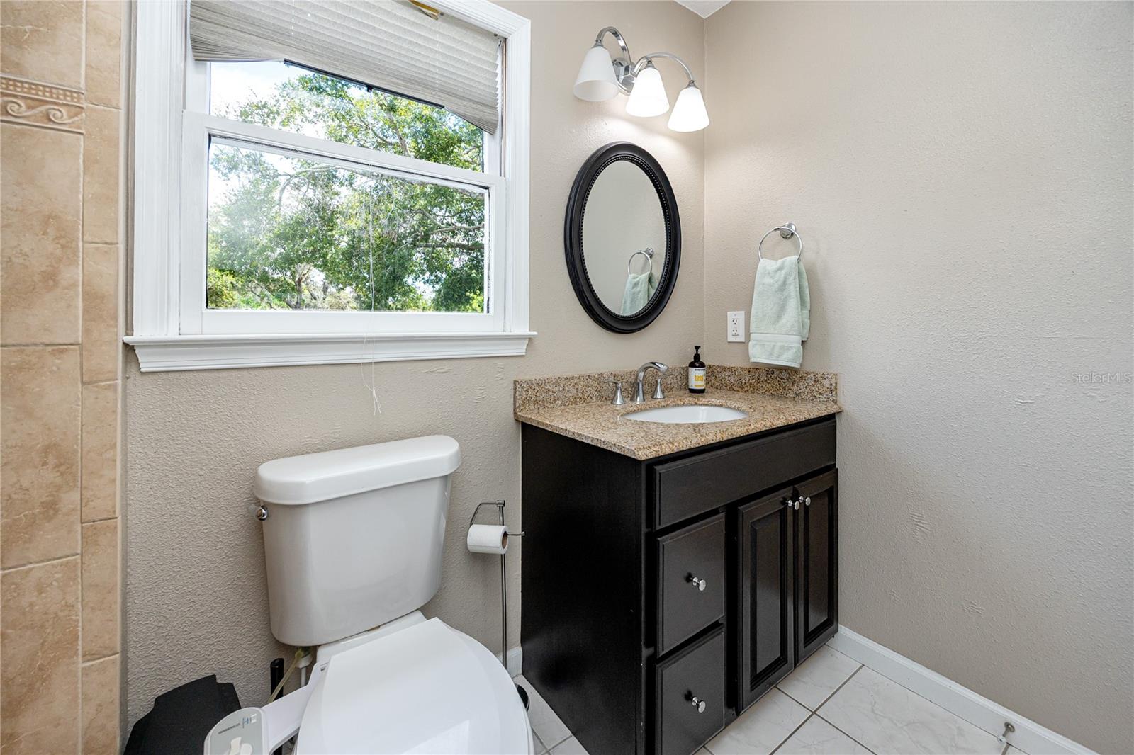 Upstairs guest bathroom