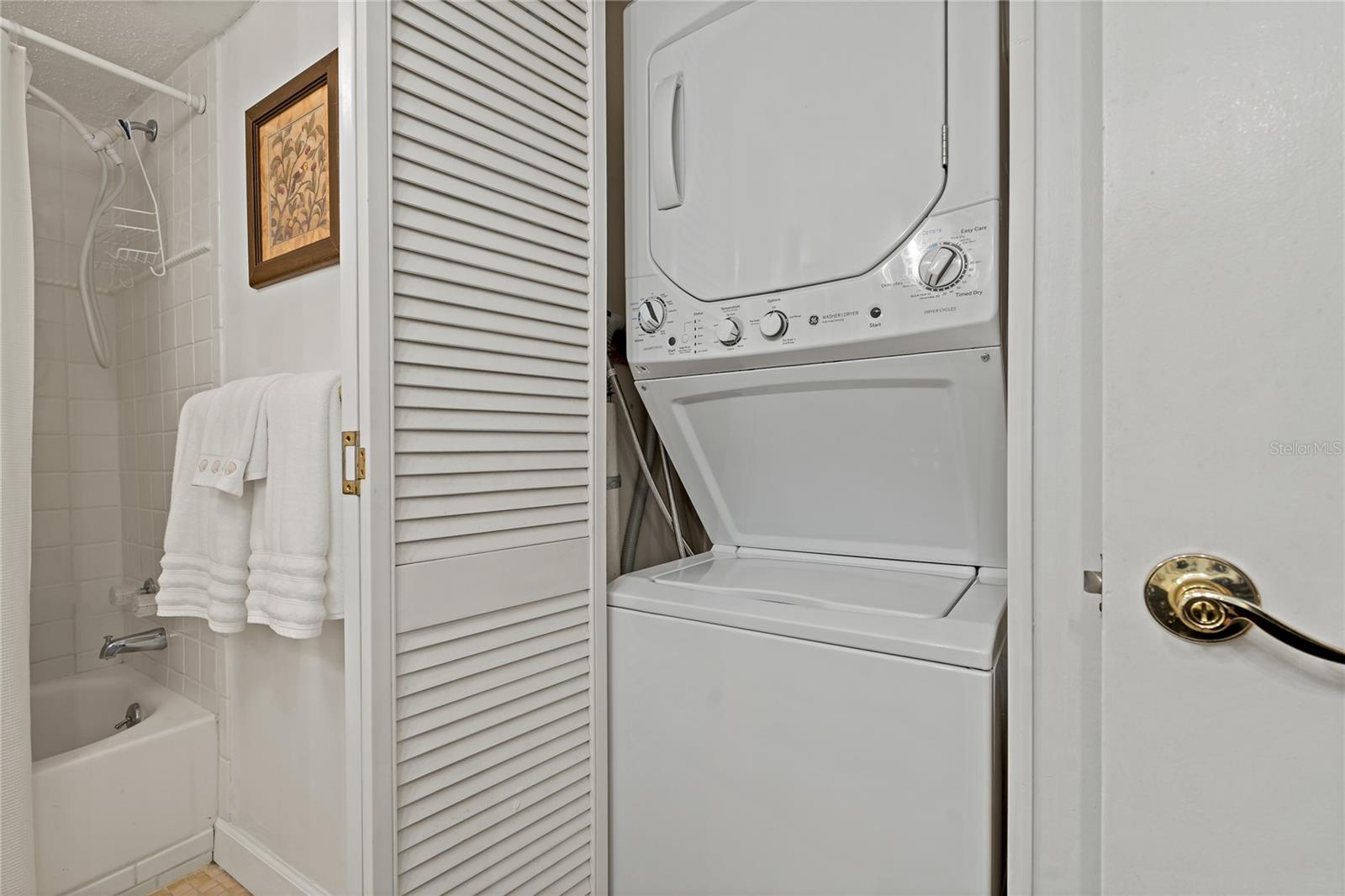 Washer & Dryer in the Primary Bathroom