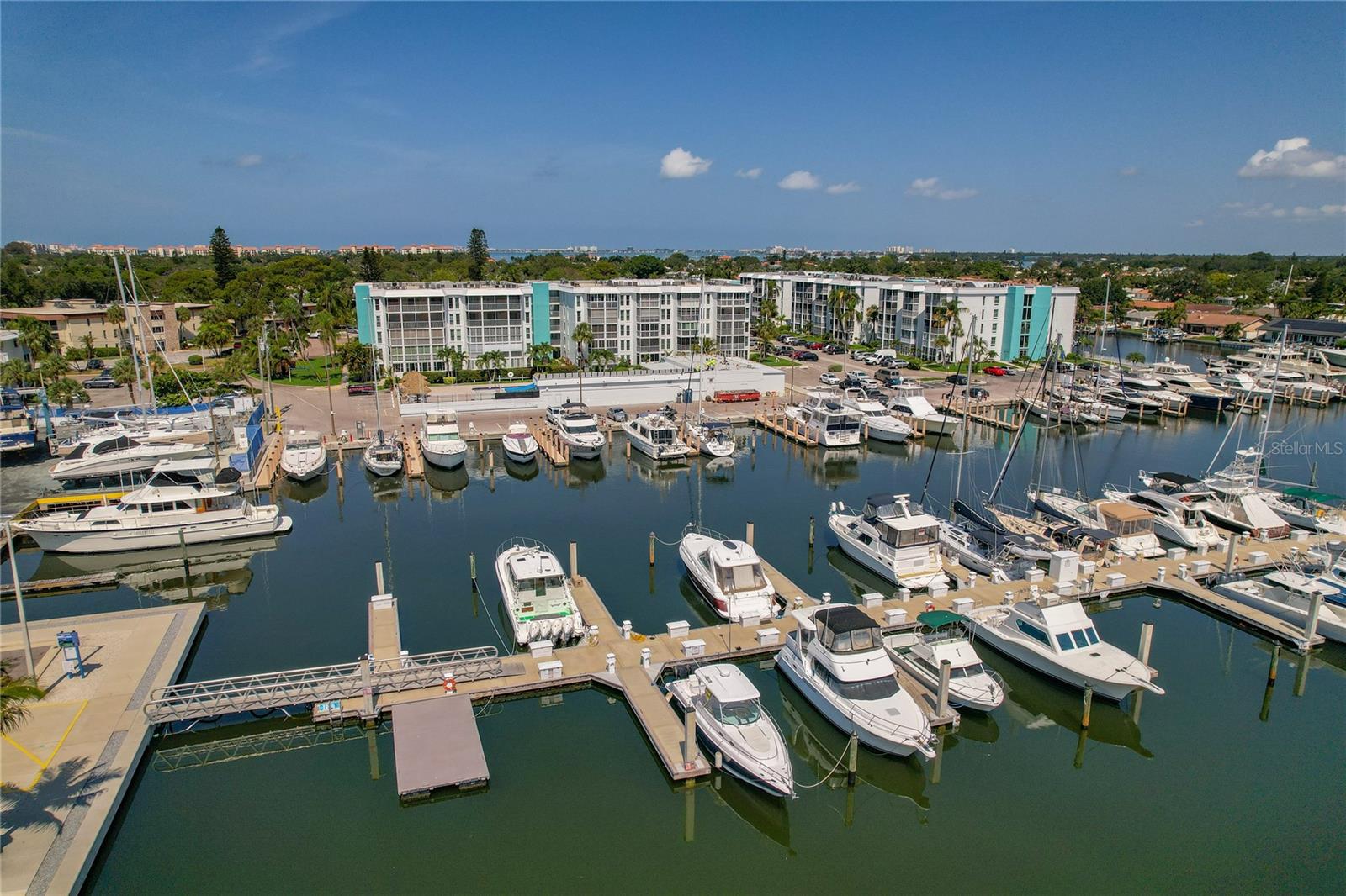 Looking West from the Marina