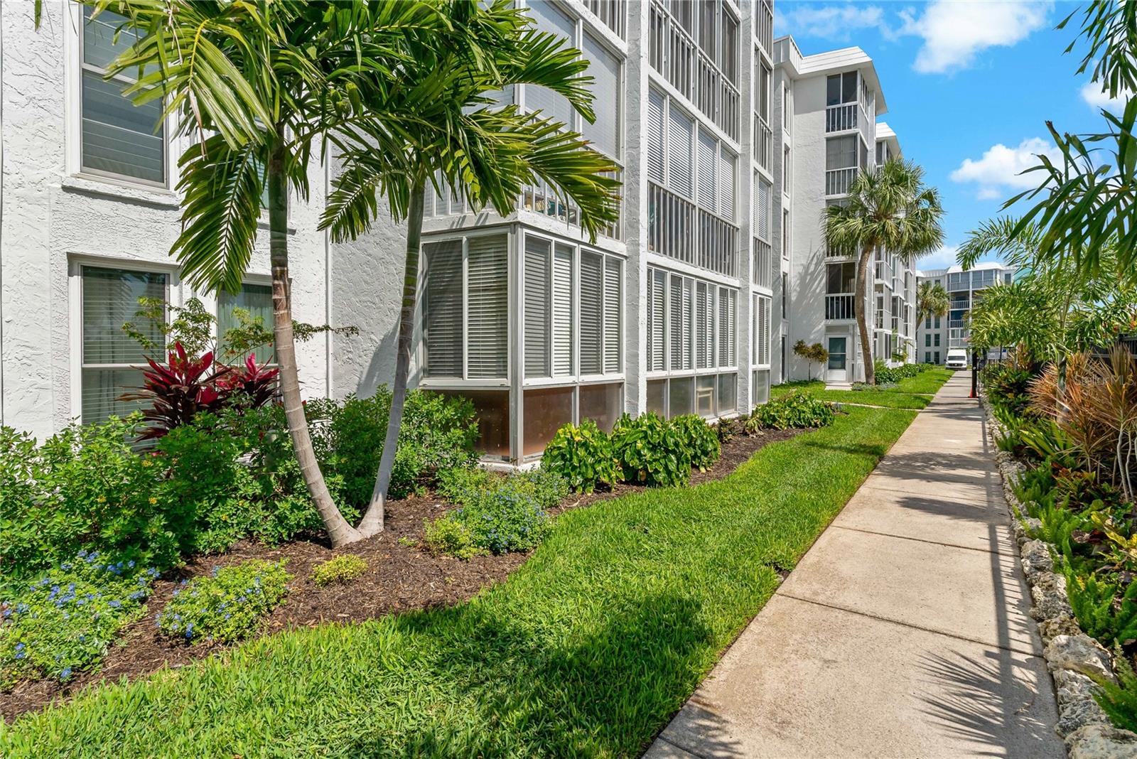 Back Walkway to the condo by the pool