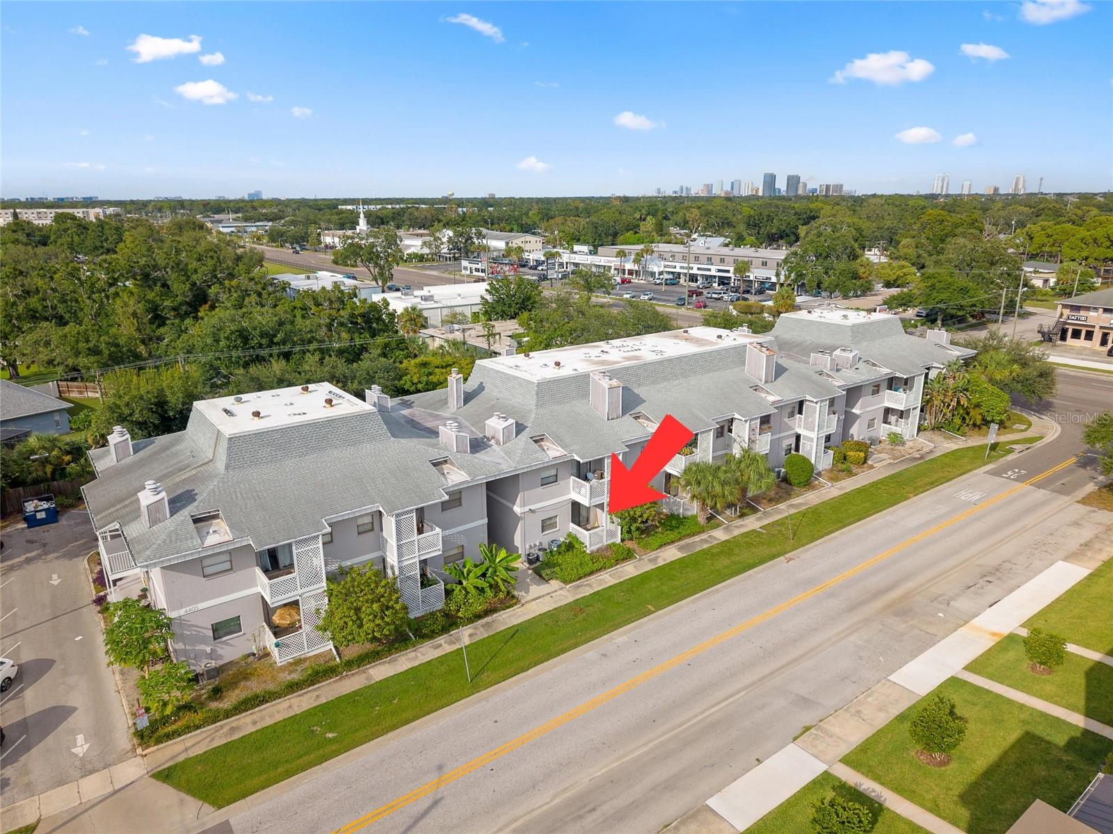 Aerial of 4405 W Fair Oaks, Unit 9
