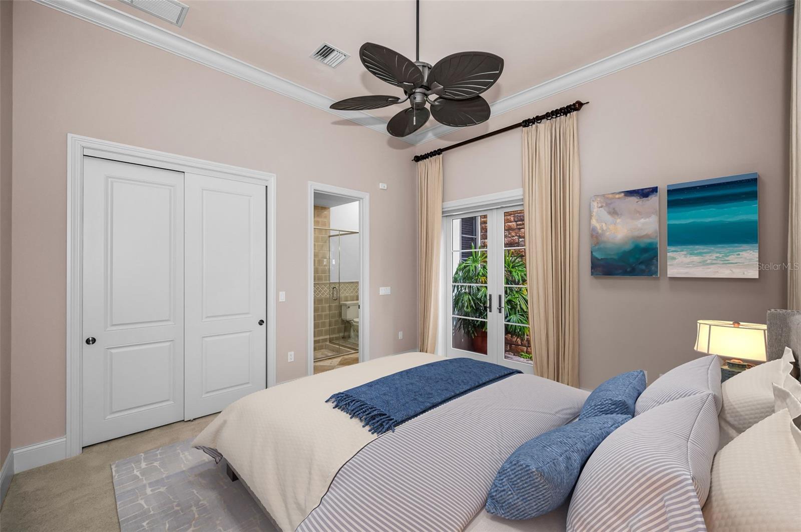 First level private guest suite