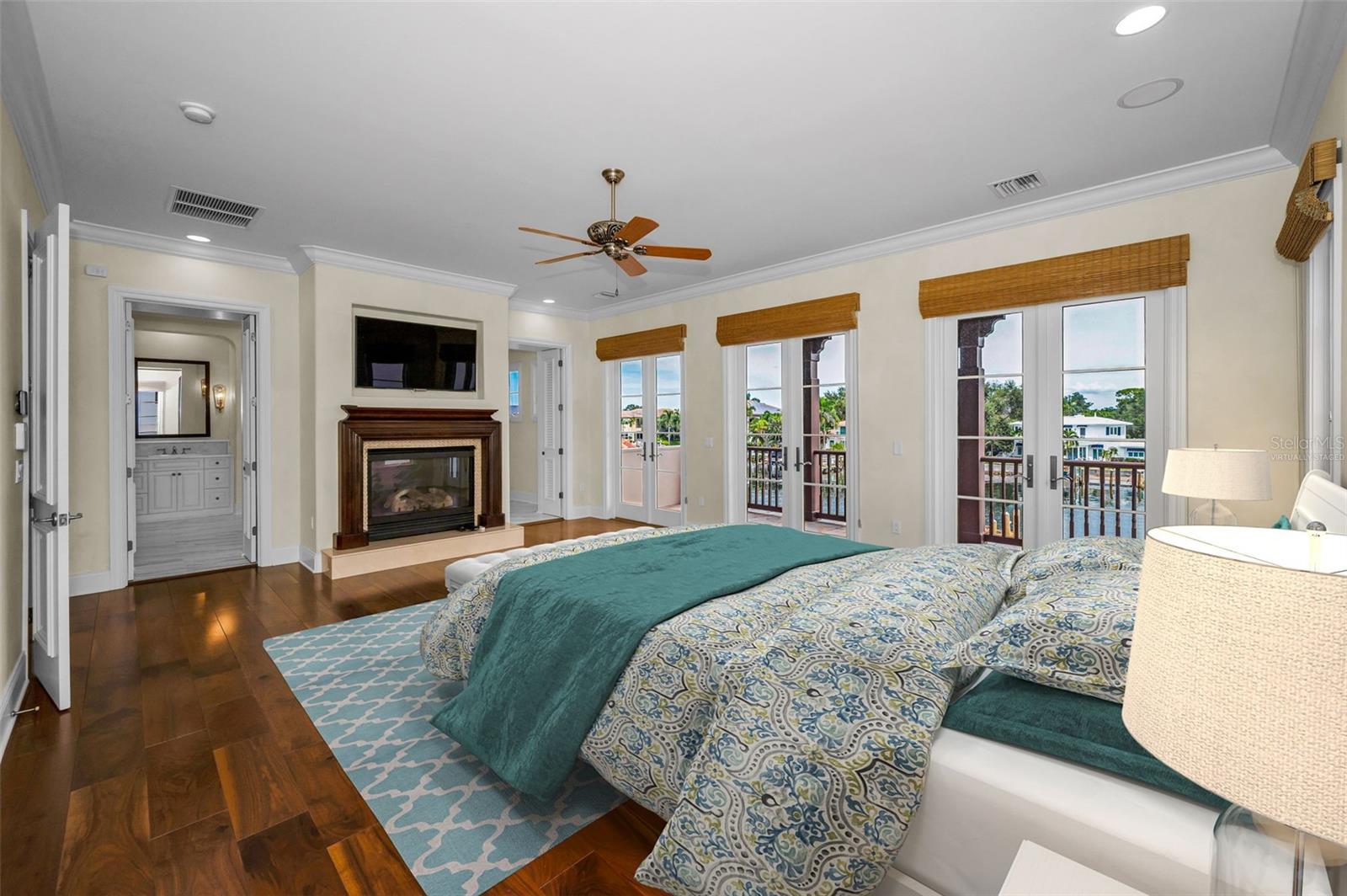 Primary Bedroom virtually staged