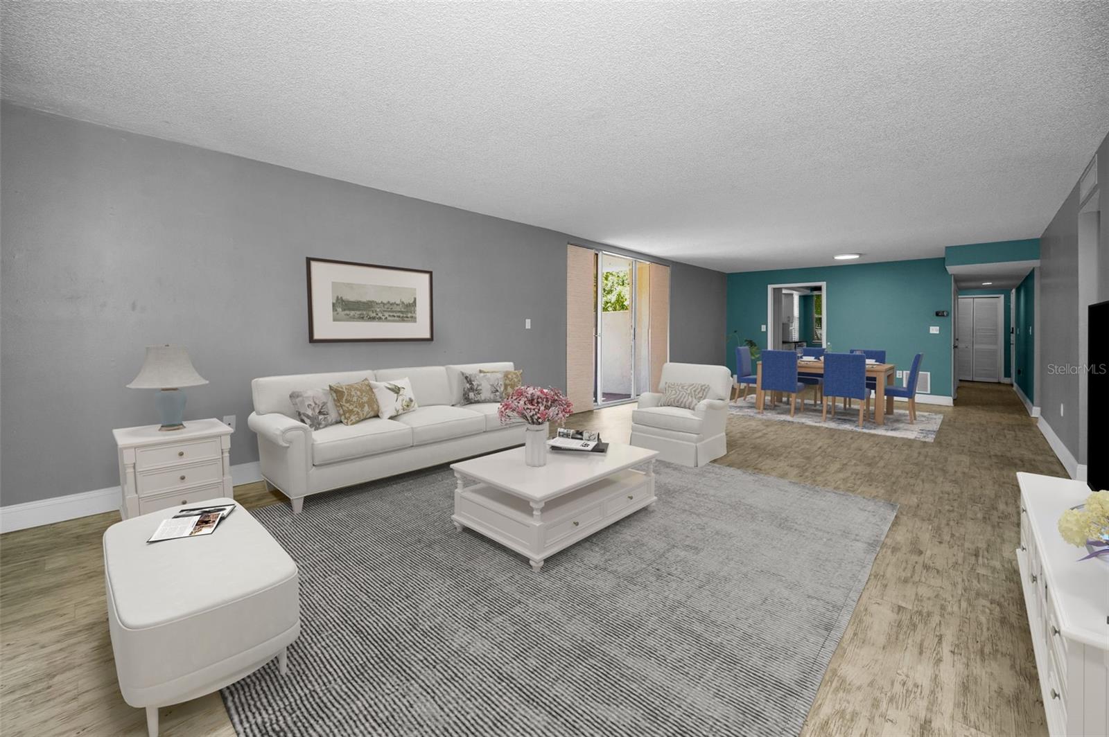 Expansive living room!