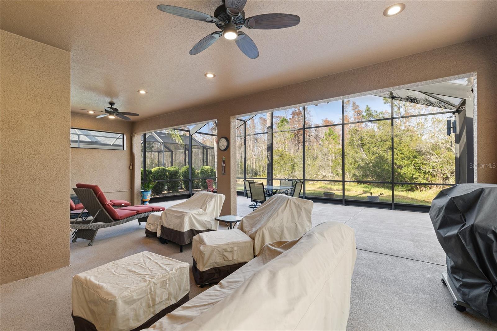 ENTENDED, SCREENED LARGE LANAI FACING CONSERVATION