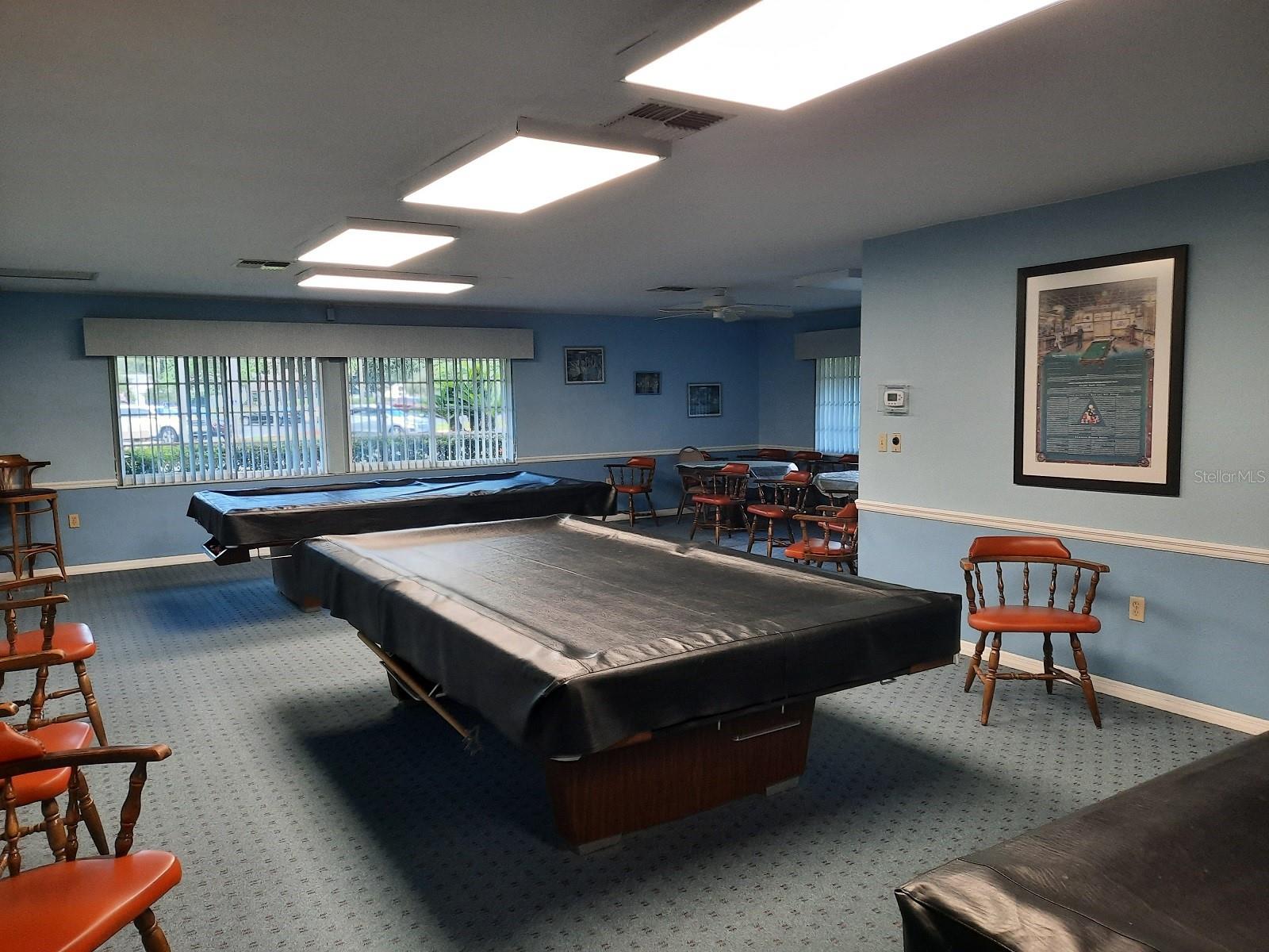 Billiard Room at CLubhouse