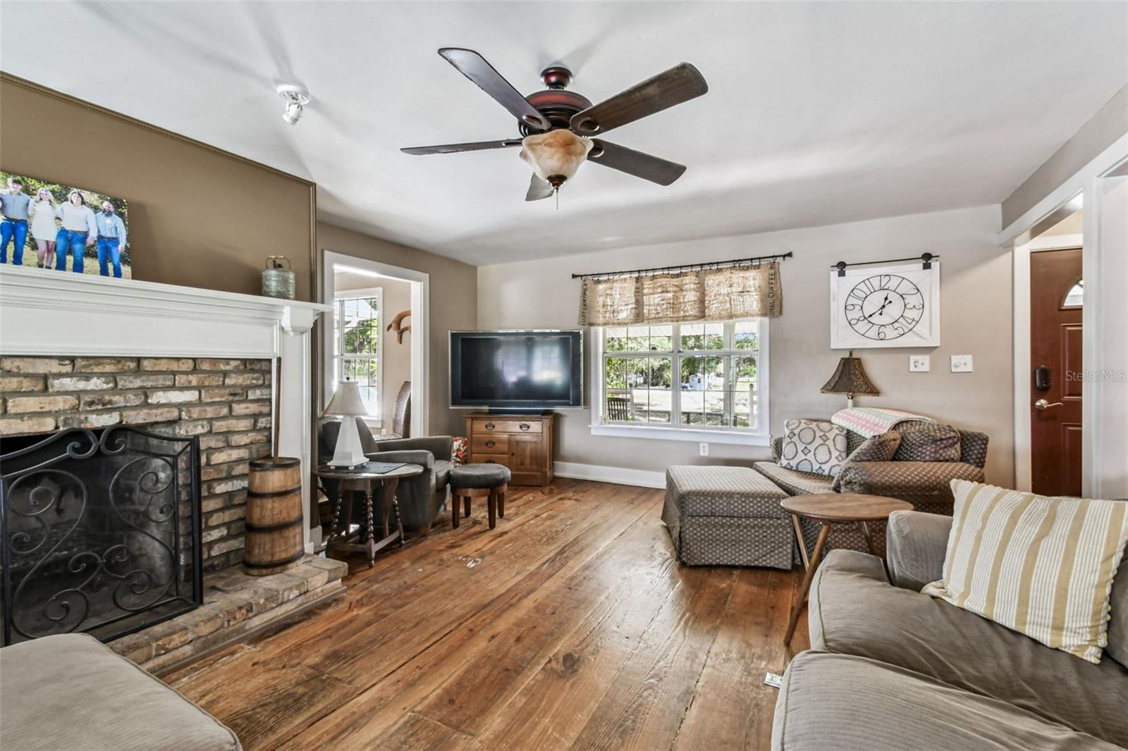 Family Room with fireplace