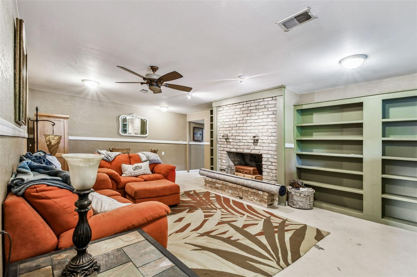 Basement family room