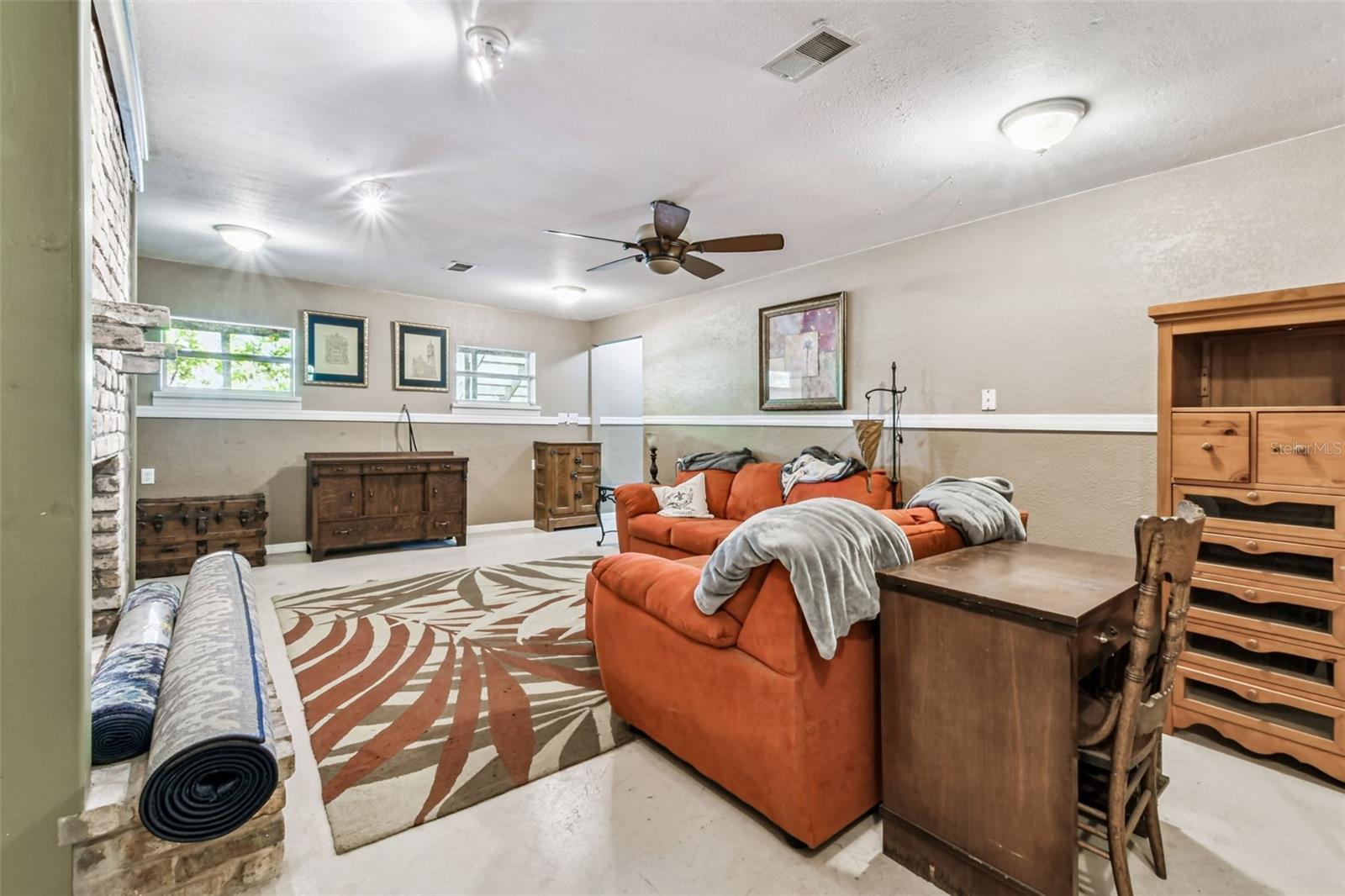 Basement family room
