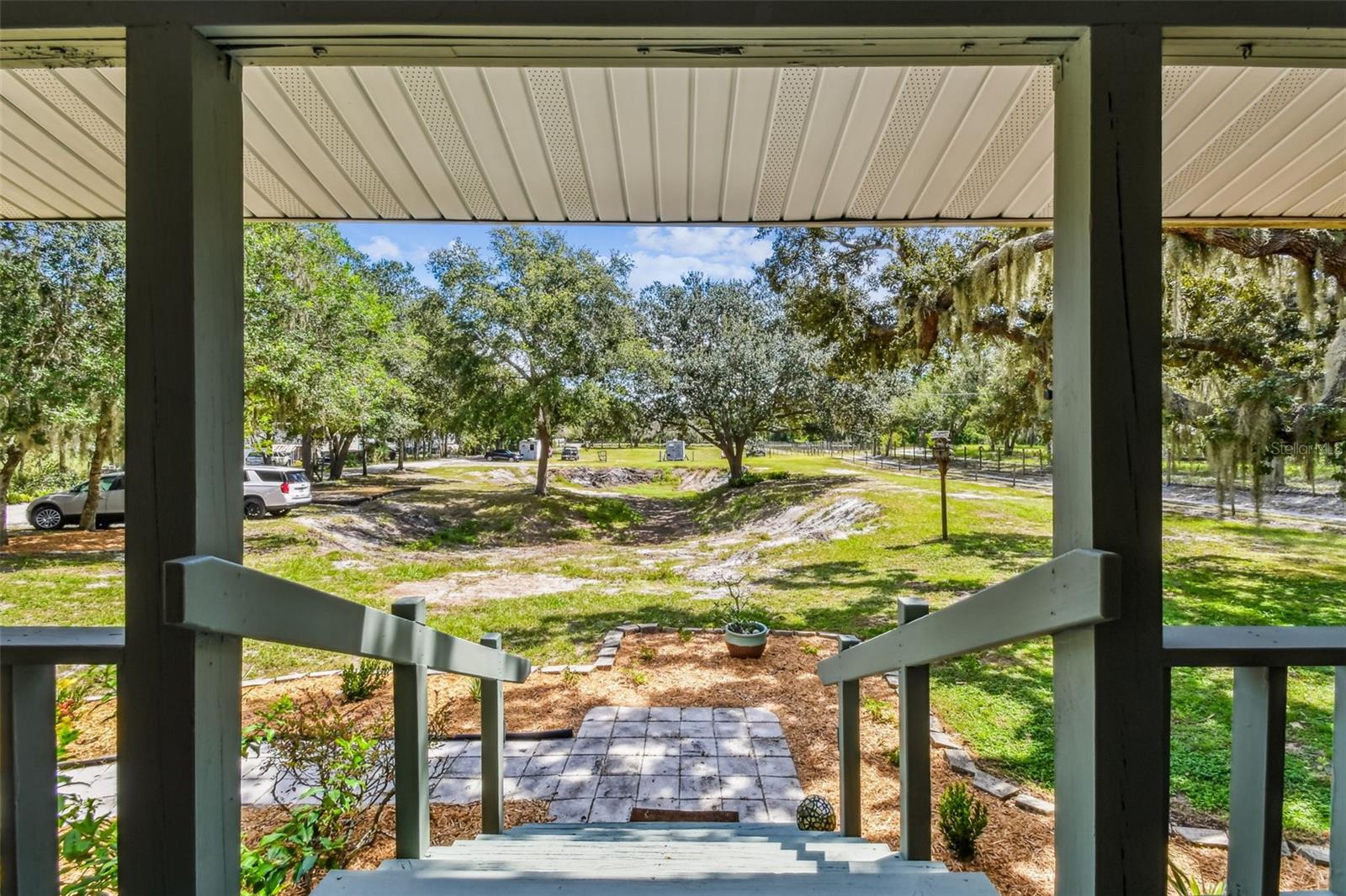 front porch looking towards front yard