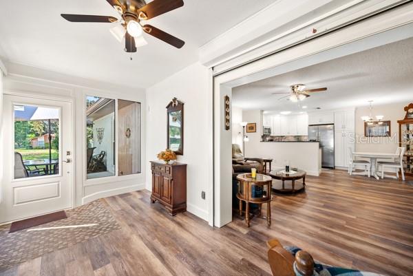 Enclosed Lanai View to Livingroom