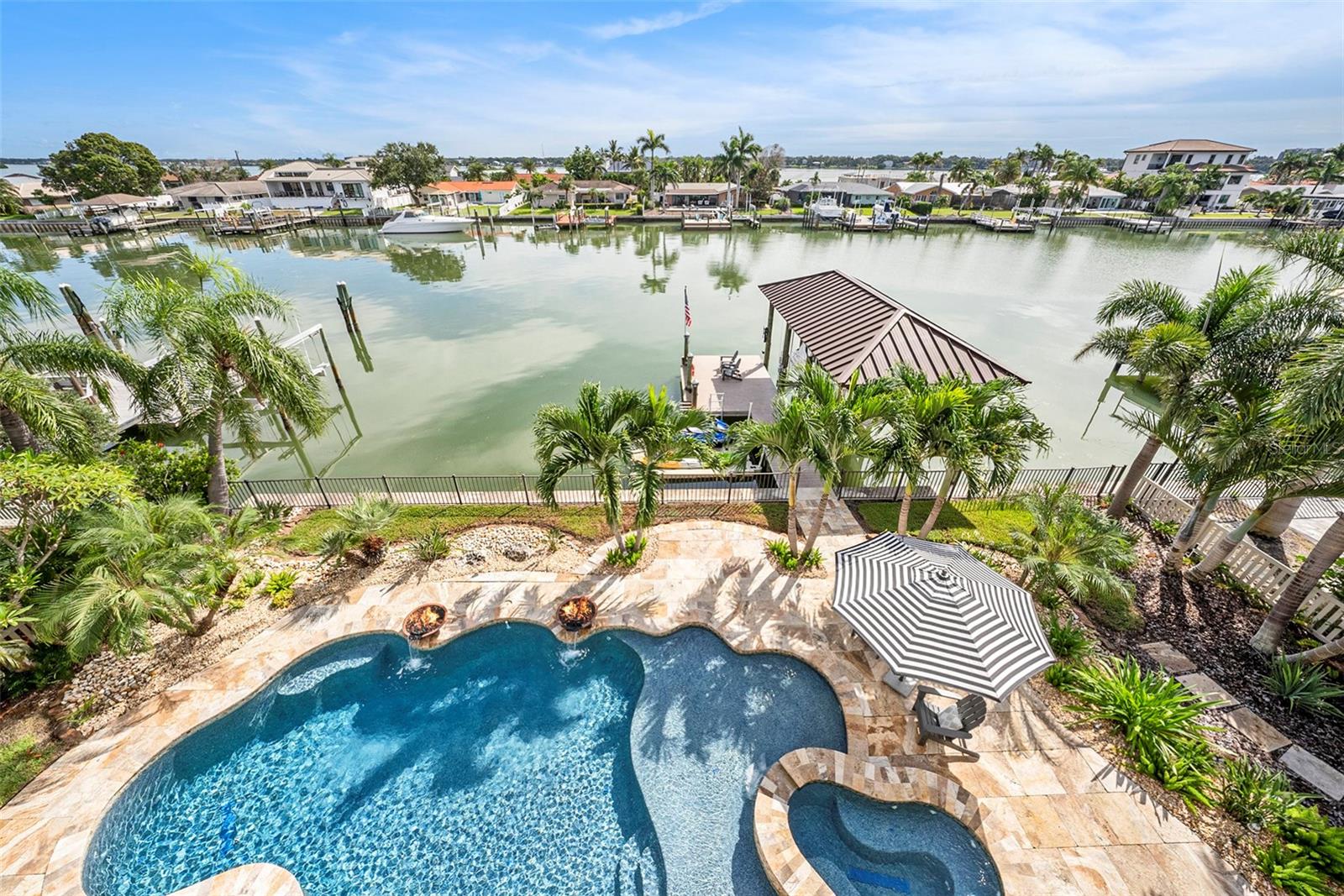 Aerial Back View - 231 Midway Island, Clearwater FL 33767