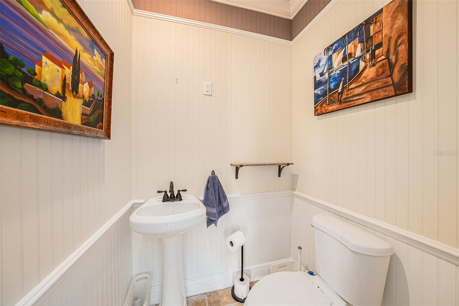 Half Bathroom off of Optional 4th Bedroom / Flex Room - 2231 Midway Island, Clearwater FL 33767