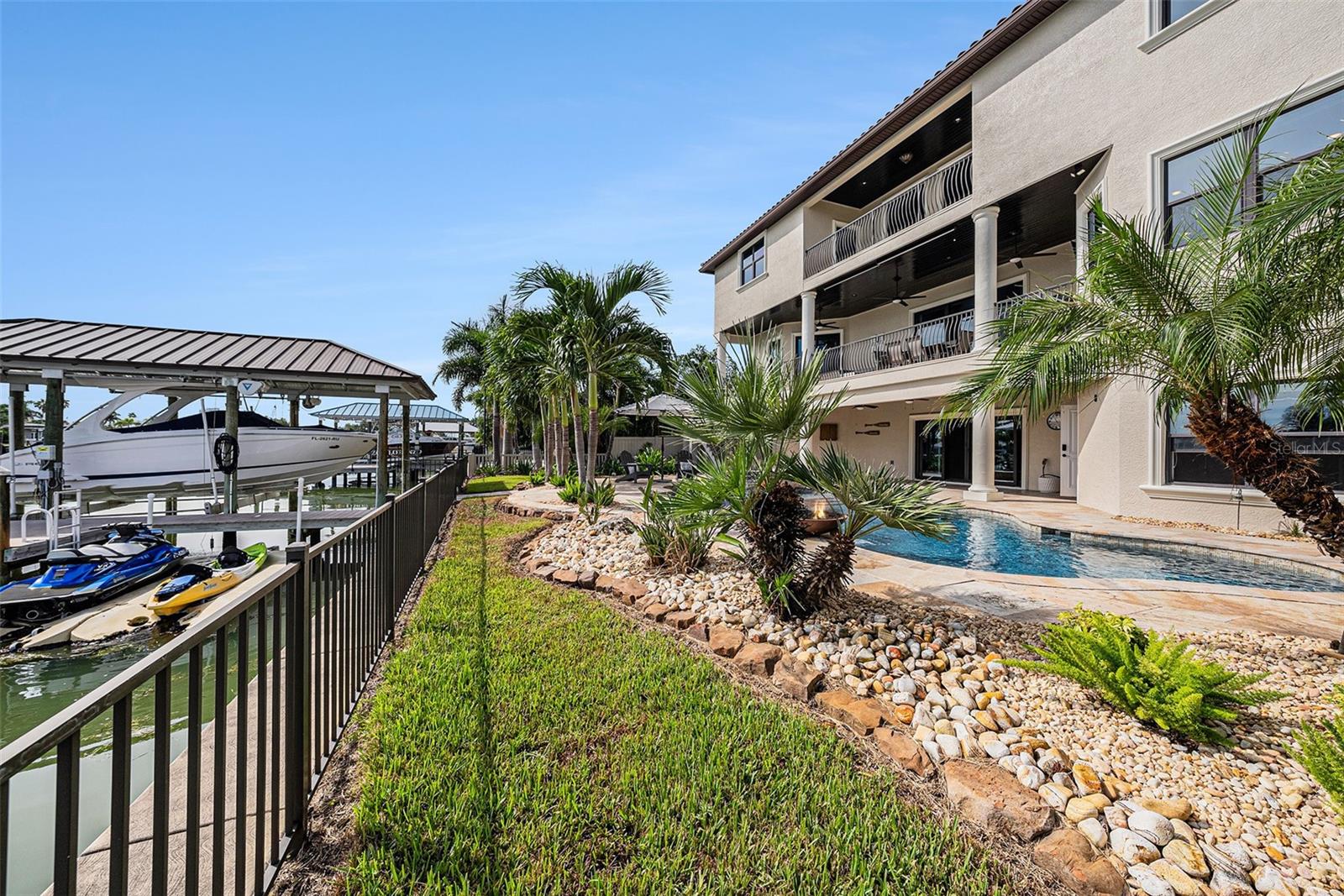 Backyard - 231 Midway Island, Clearwater FL 33767