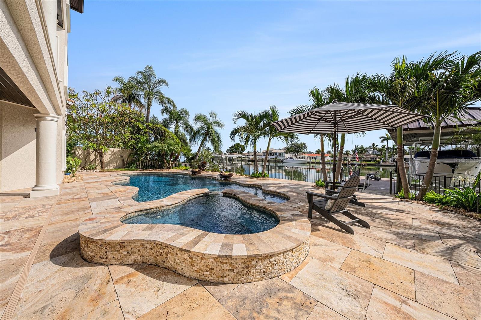 Backyard - 231 Midway Island, Clearwater FL 33767