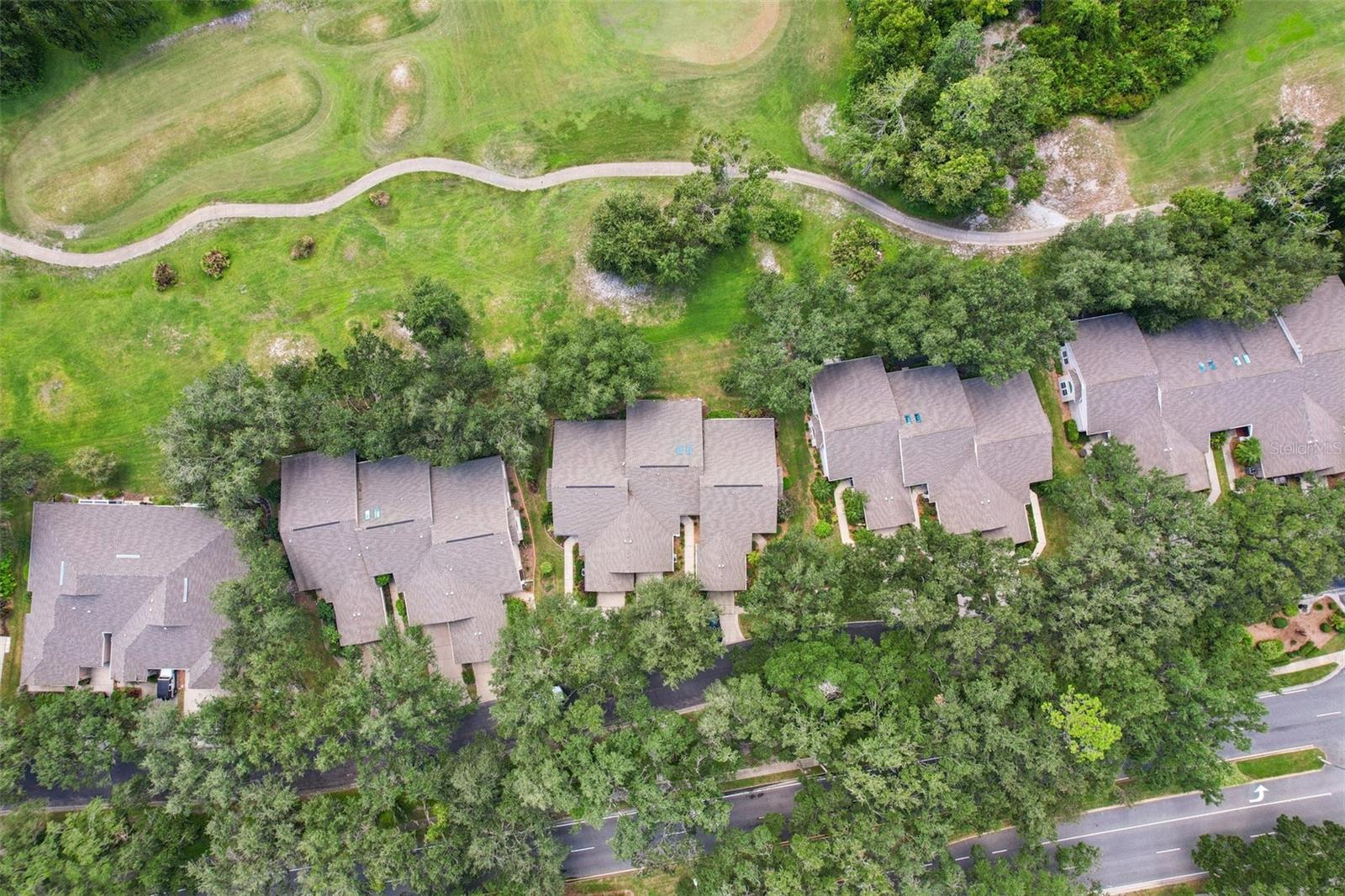 Rom of Homes on the street backing to golf course