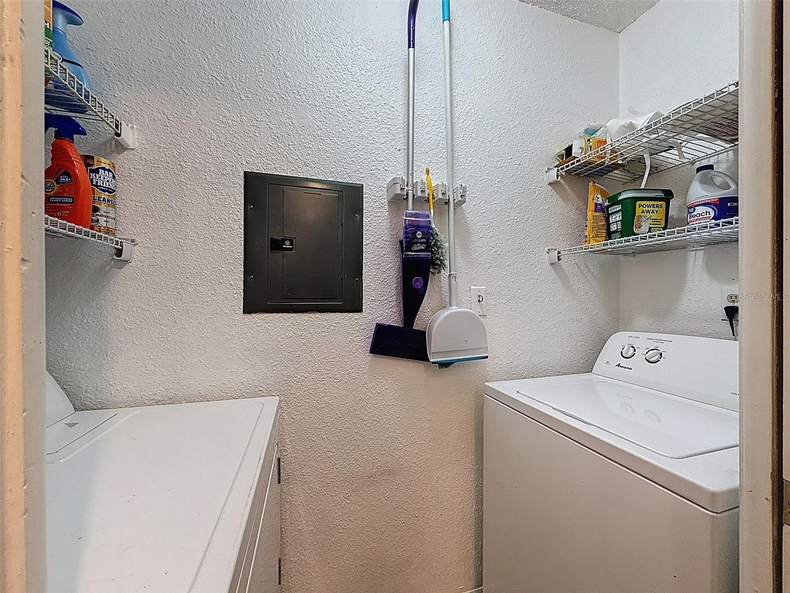 Laundry Room Located in Kitchen