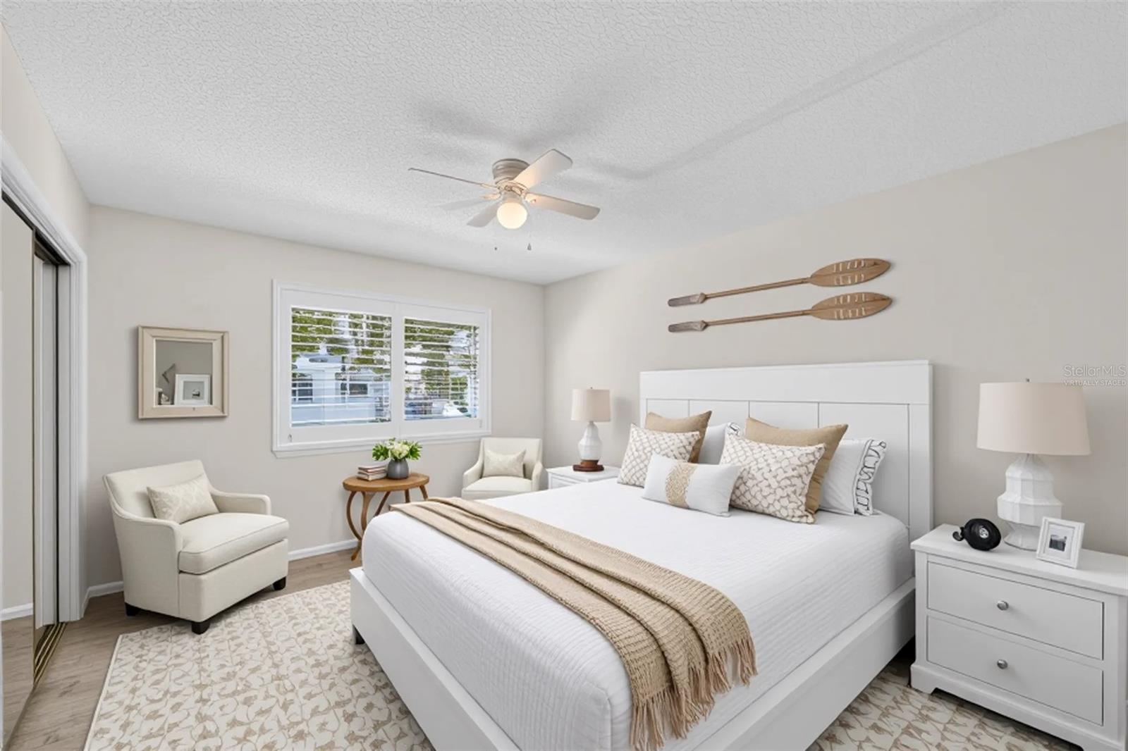 **Virtually staged** Bedroom 3 on 3rd floor