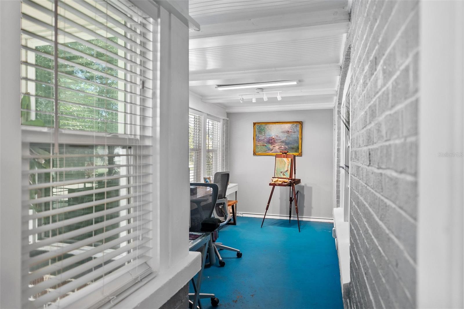 Office with Gallery Lighting
