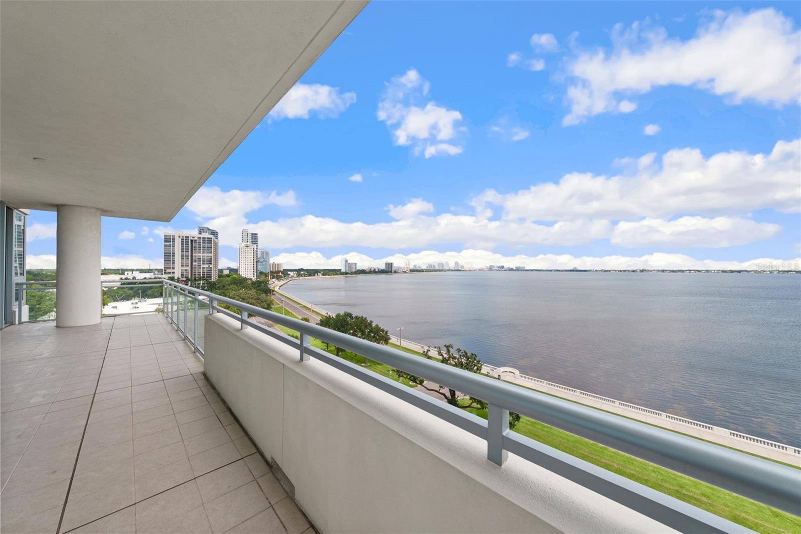 Over 700 SF of covered terrace