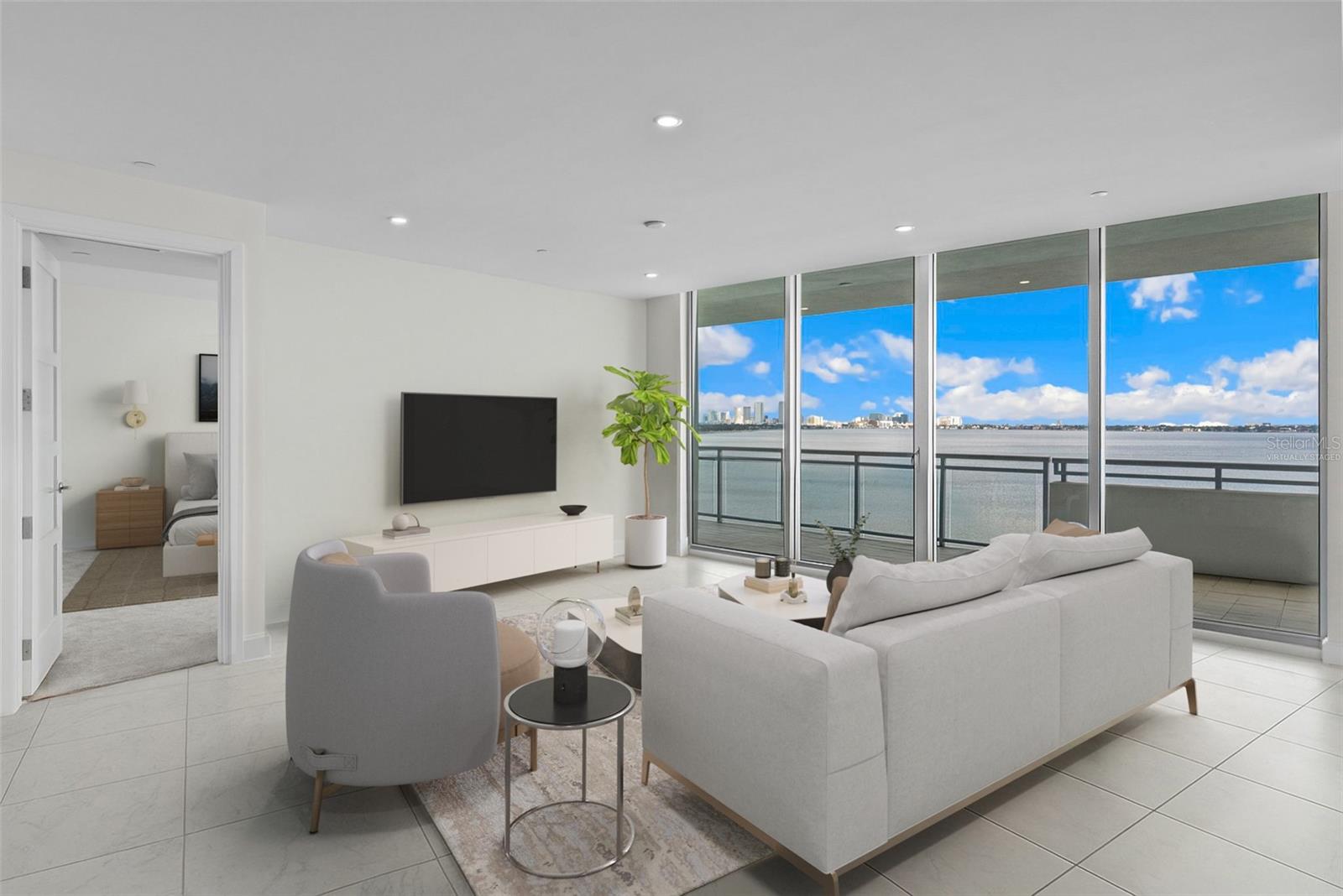 Virtually Staged Great Room