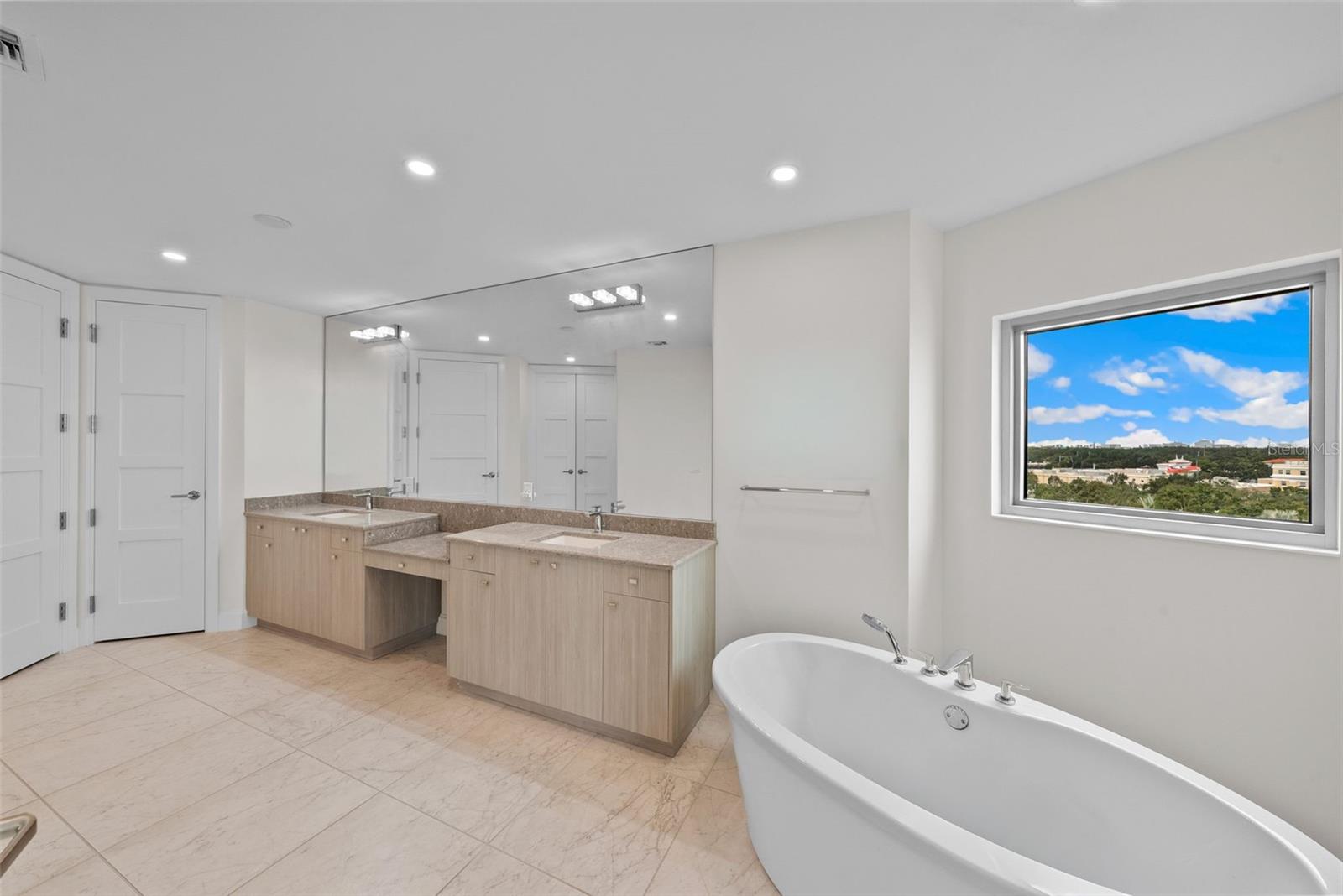 Spacious spa-like Primary Bathroom