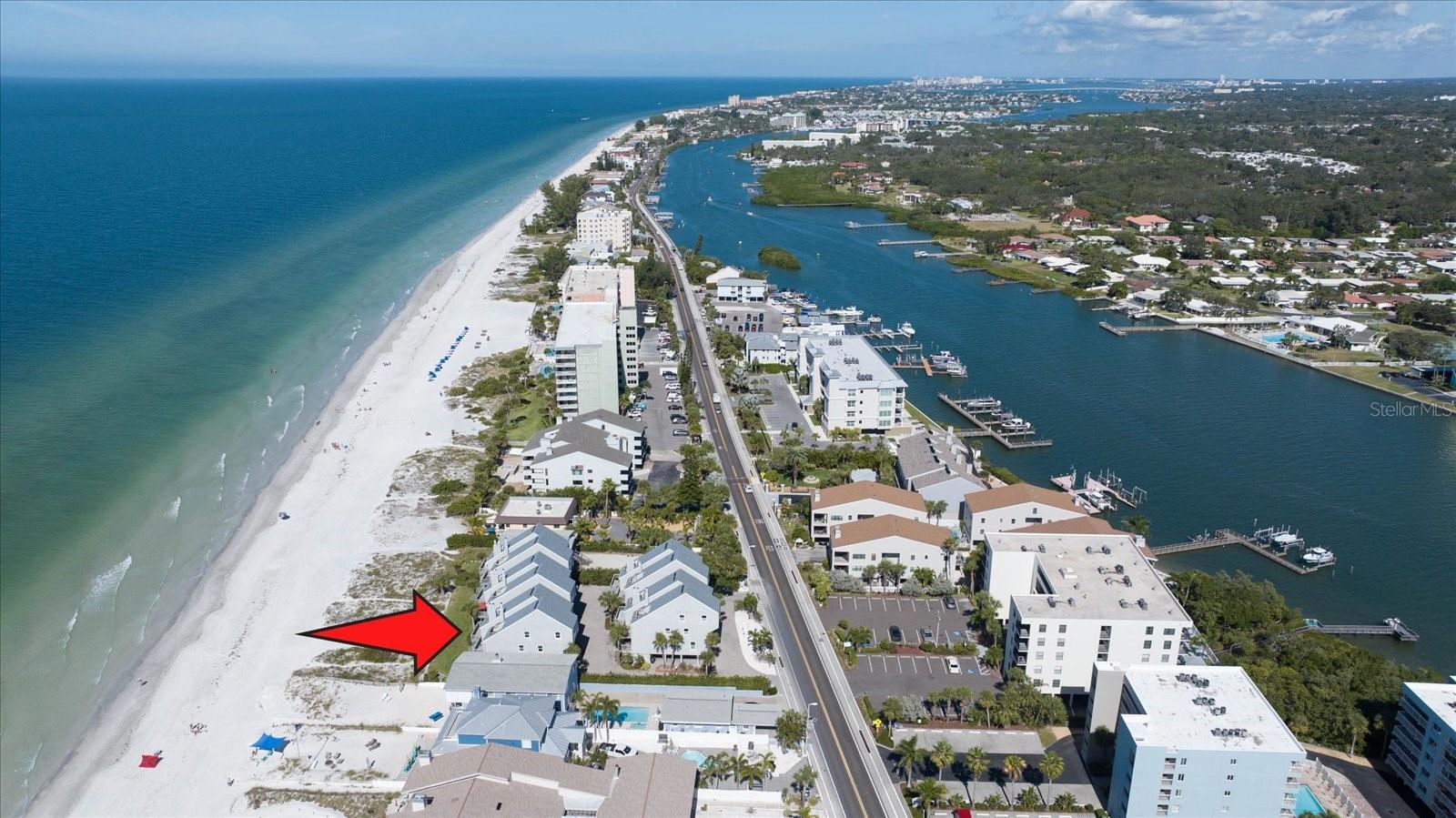 Aerial View and Miles of Sandy Shores!