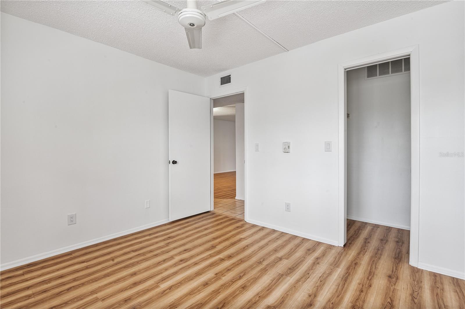 Second bedroom with walk-in closet