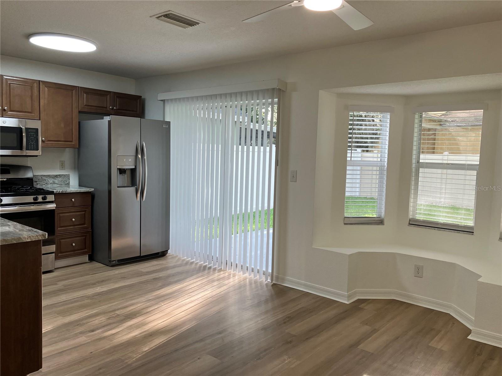 Kitchen & Dining with benched seat