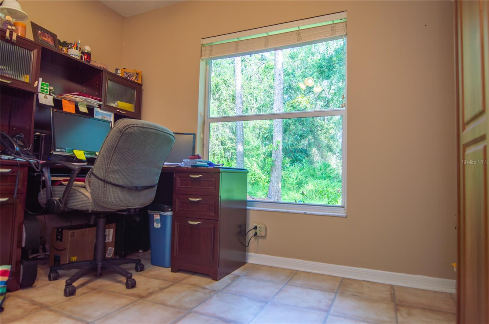 Bedroom/office #3 window view into the natural backyard. No rear neighbors!