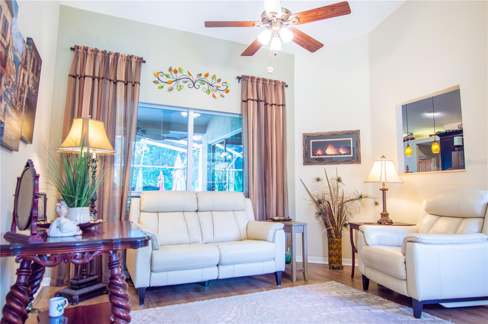 Separate living area for privacy.