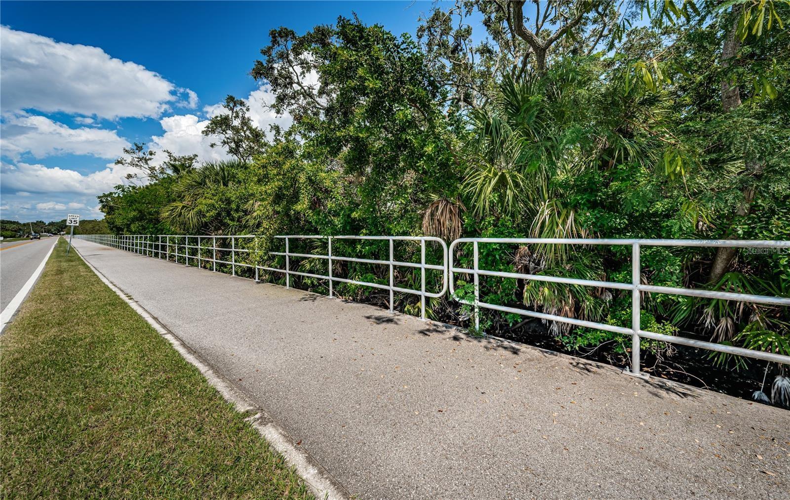 Take the walk or bicycle to Downtown Safety Harbor or Philipy Park.
