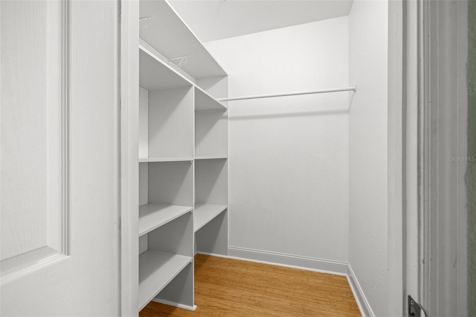 Primary walk-in closet