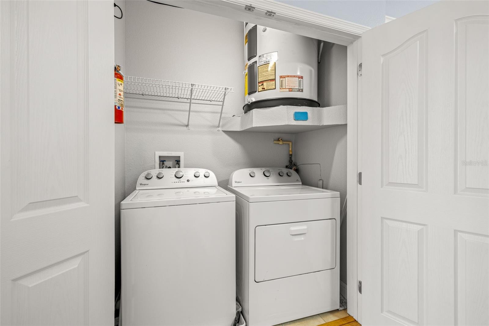 in-unit laundry closet