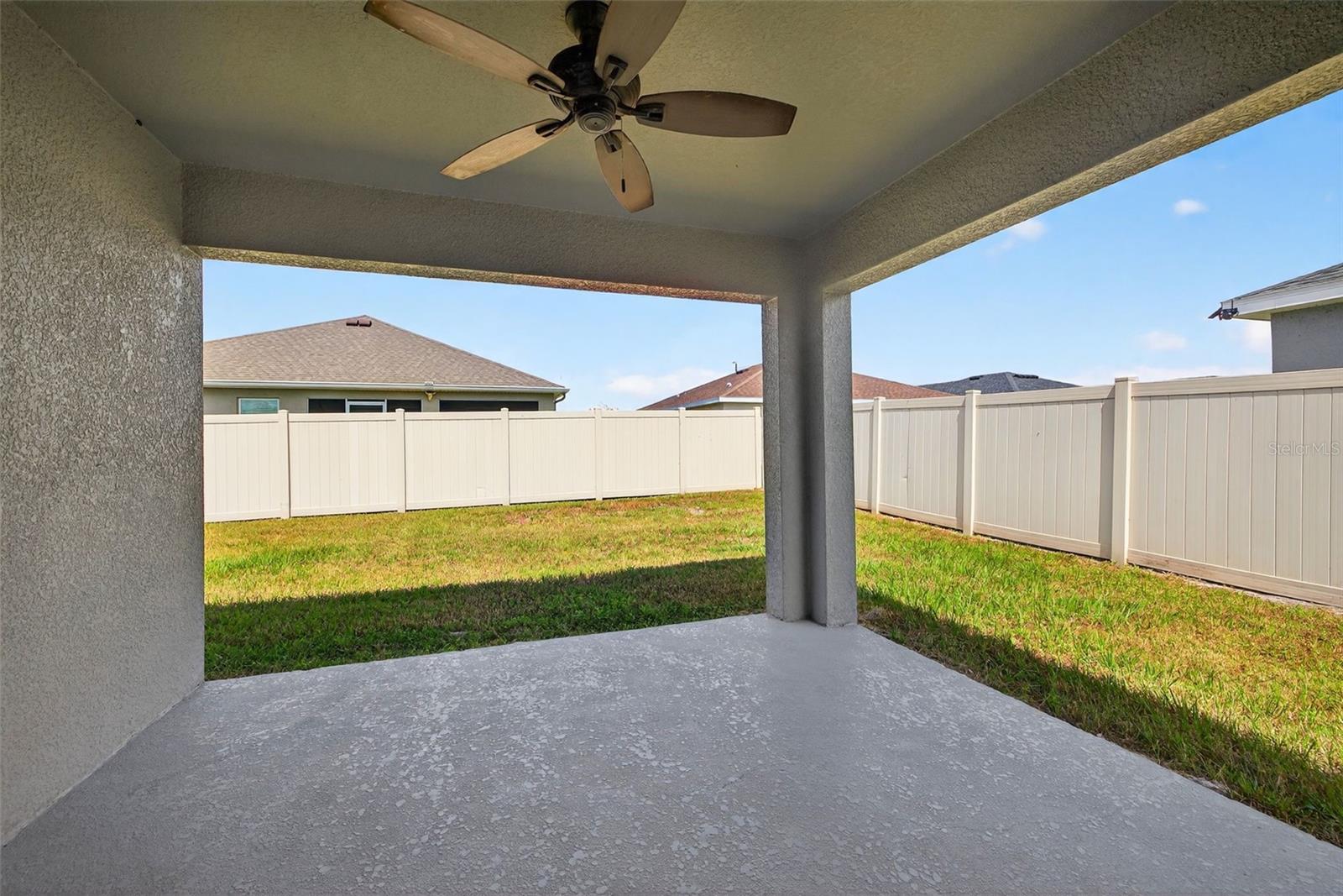Back Porch/Fenced Yard