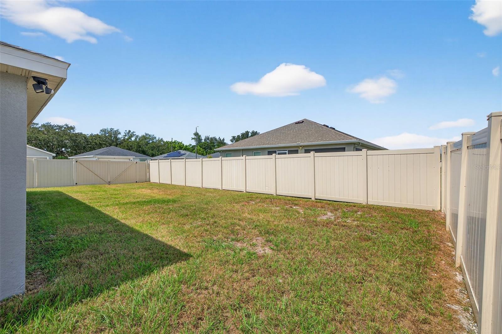 Fenced Yard