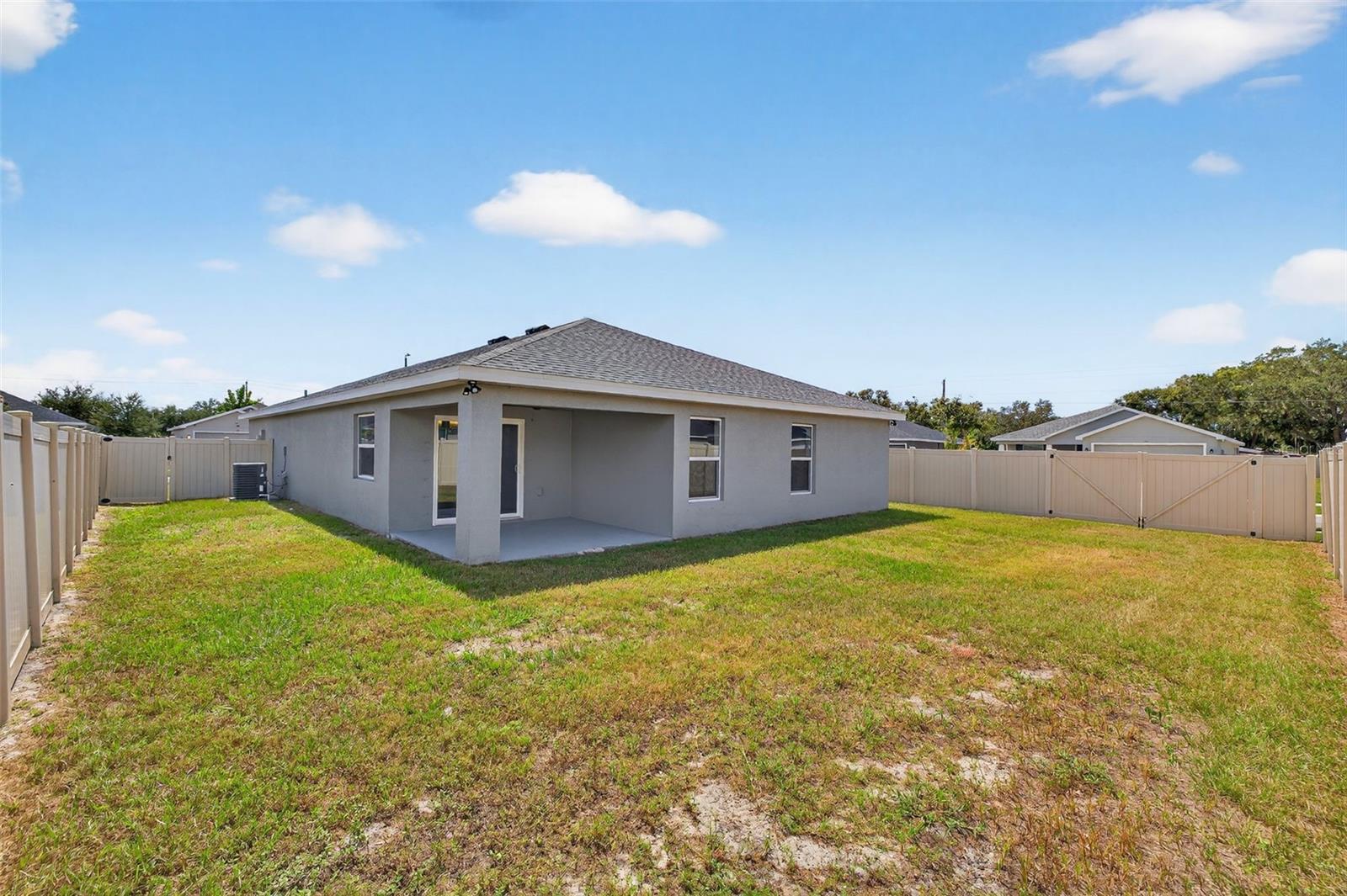 Back Exterior/Fenced Yard