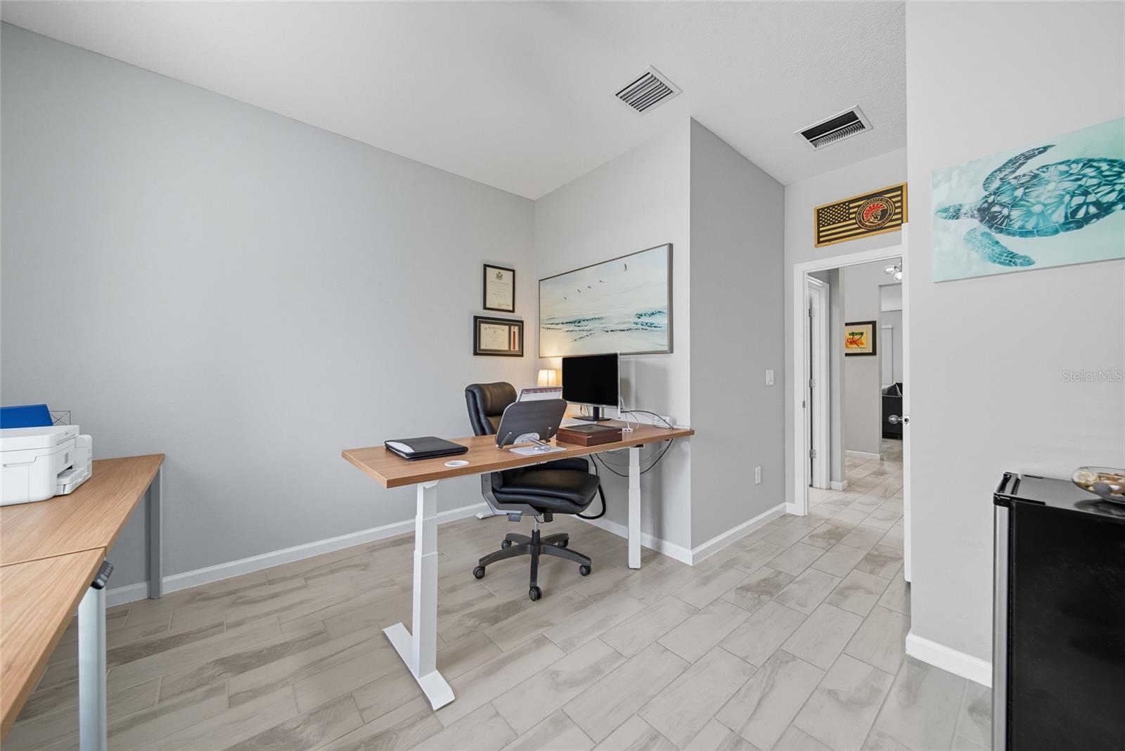Downstairs bedroom/office