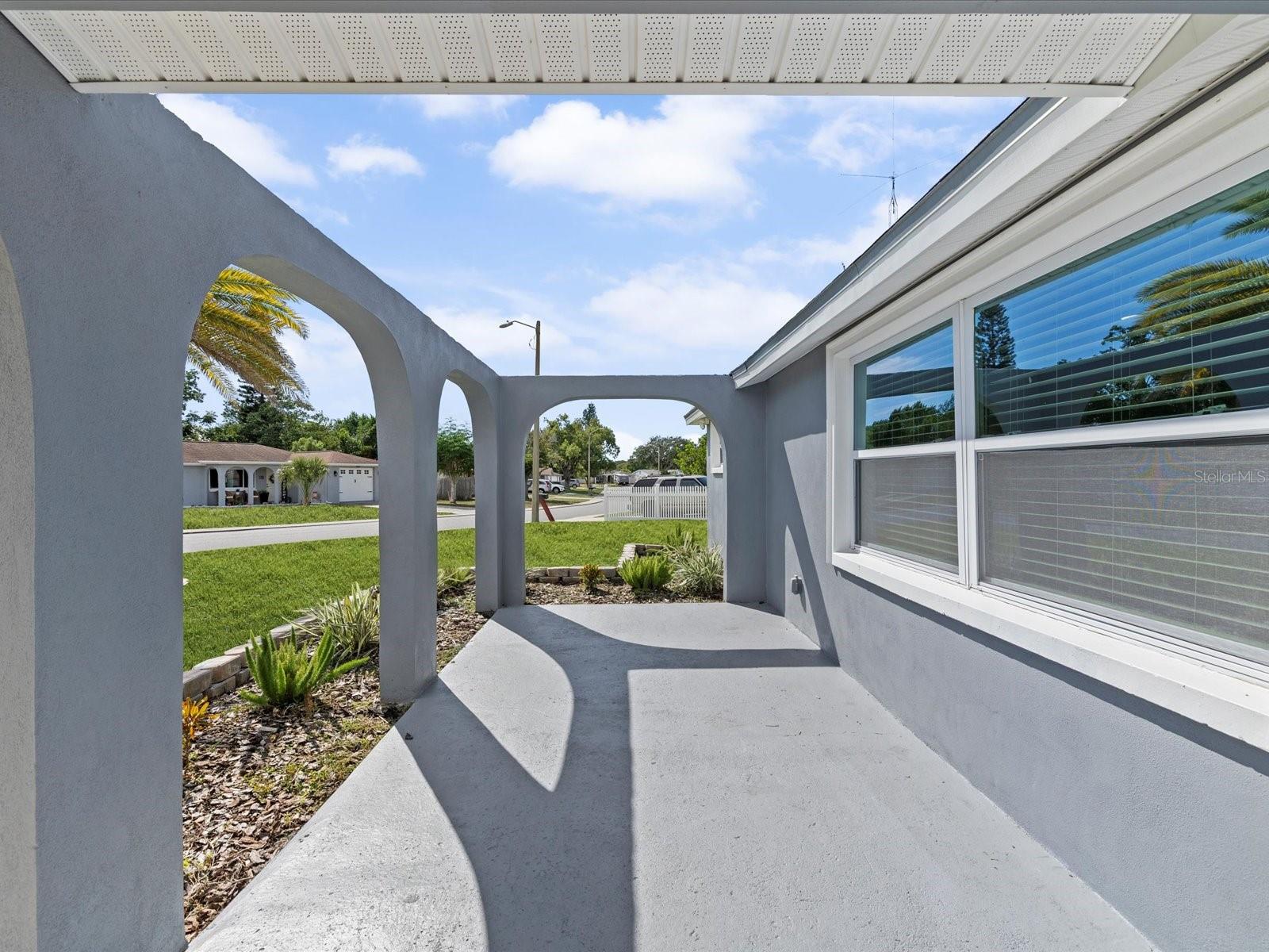 Front courtyard