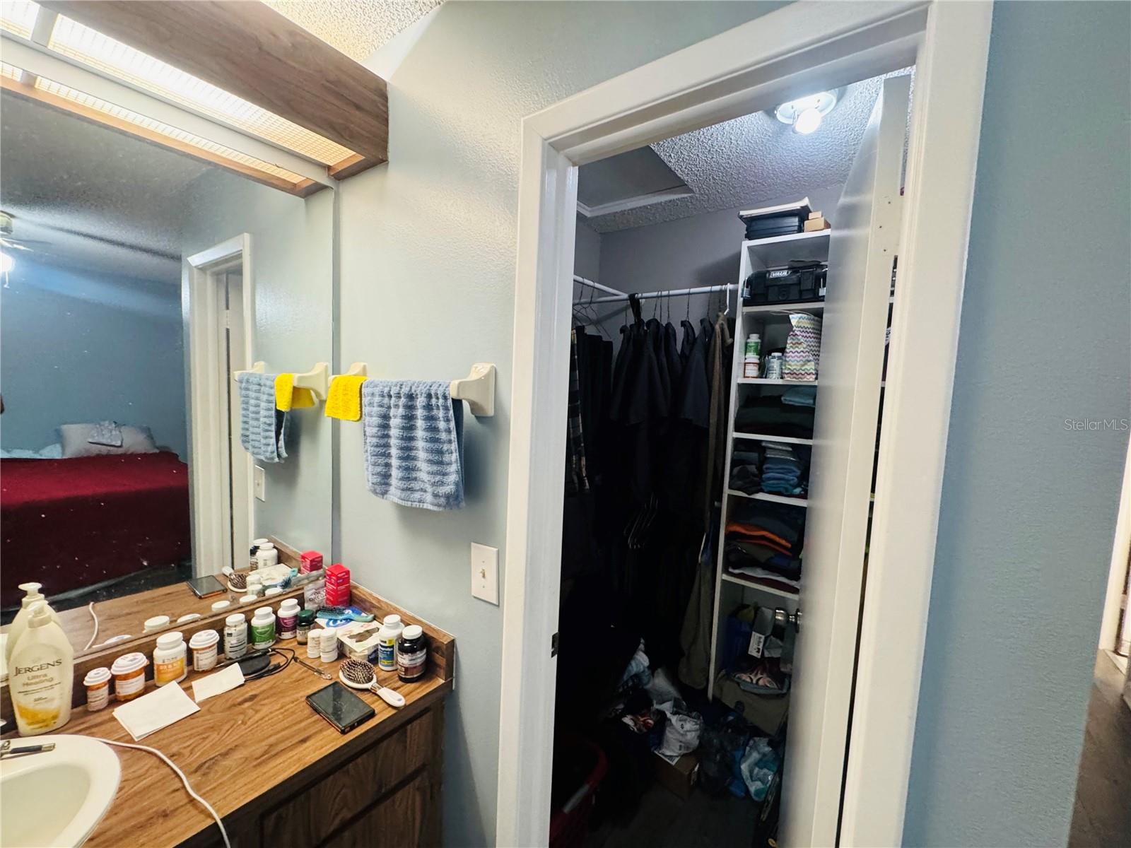 ensuite closet