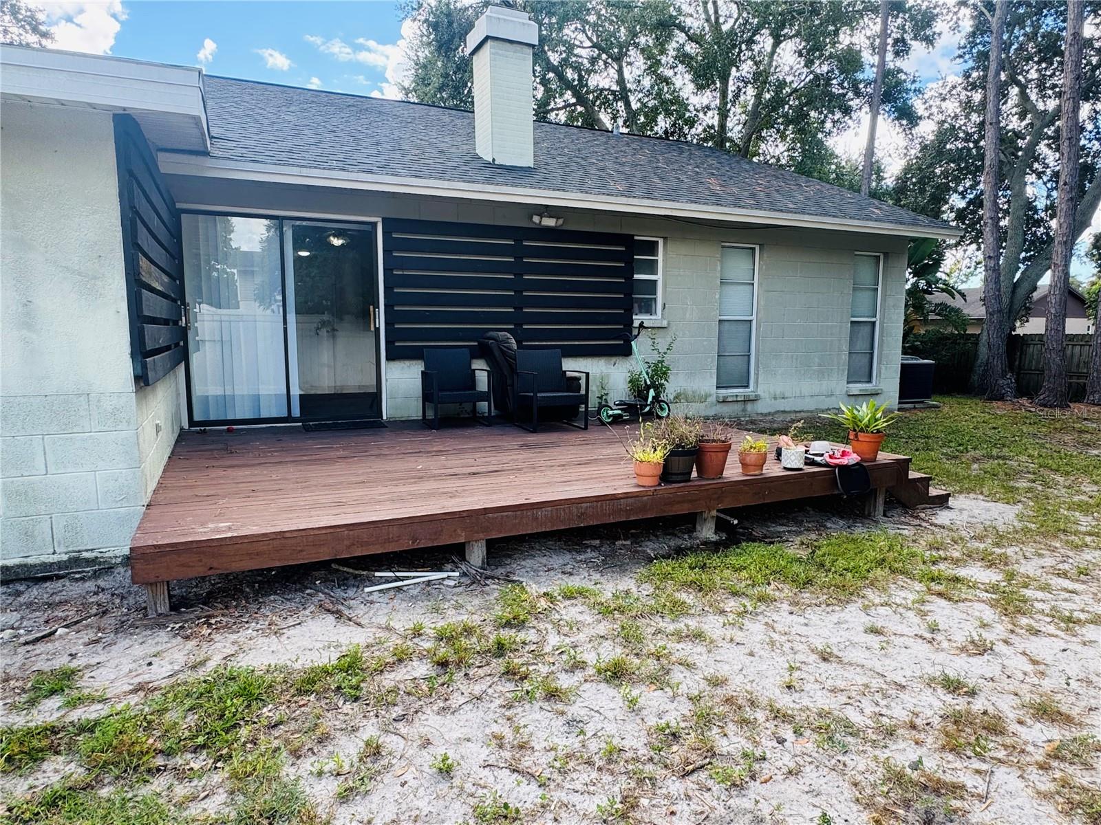wood deck