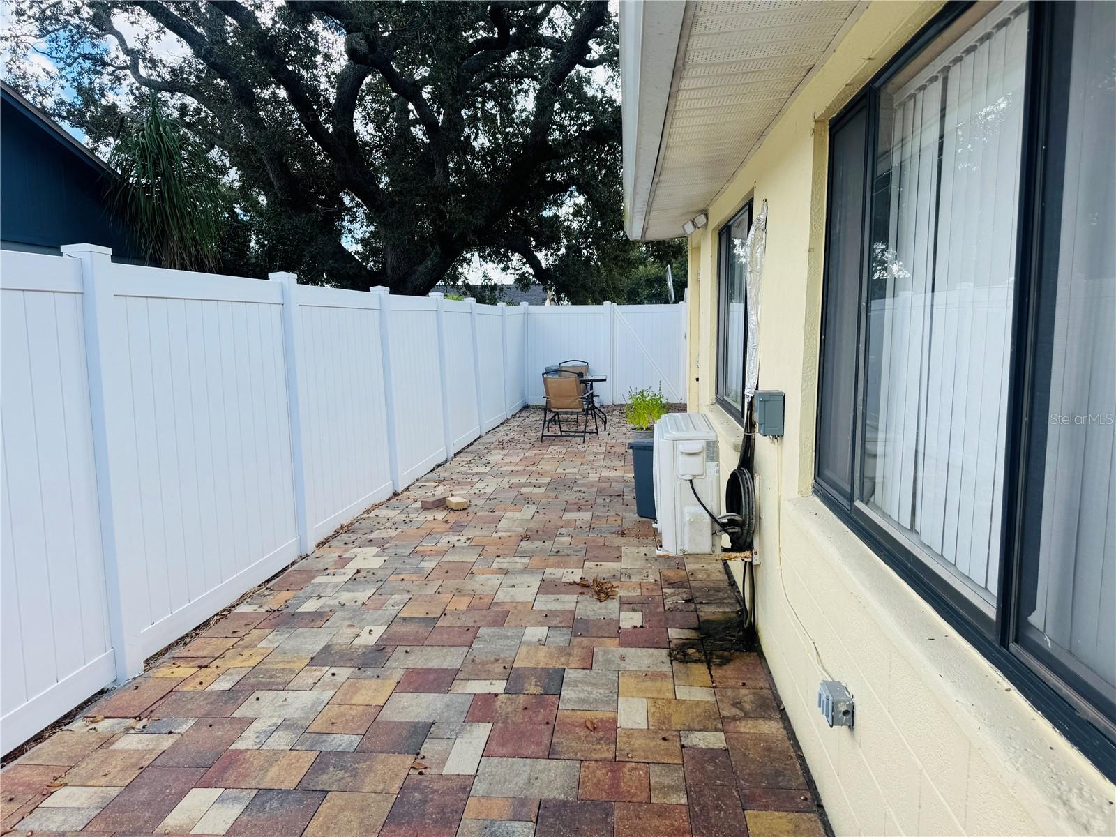 Private Efficiency patio