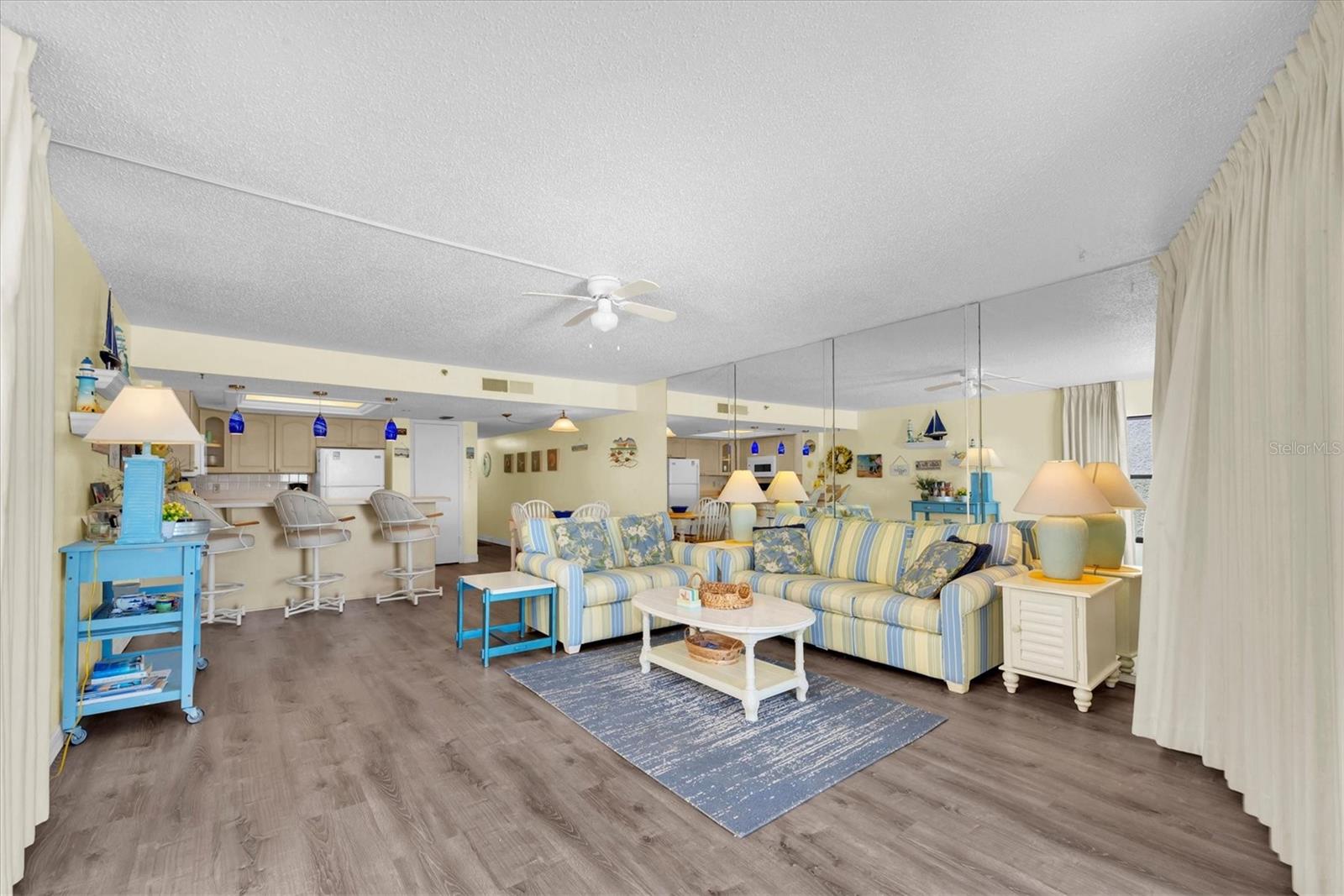 Living and dining area